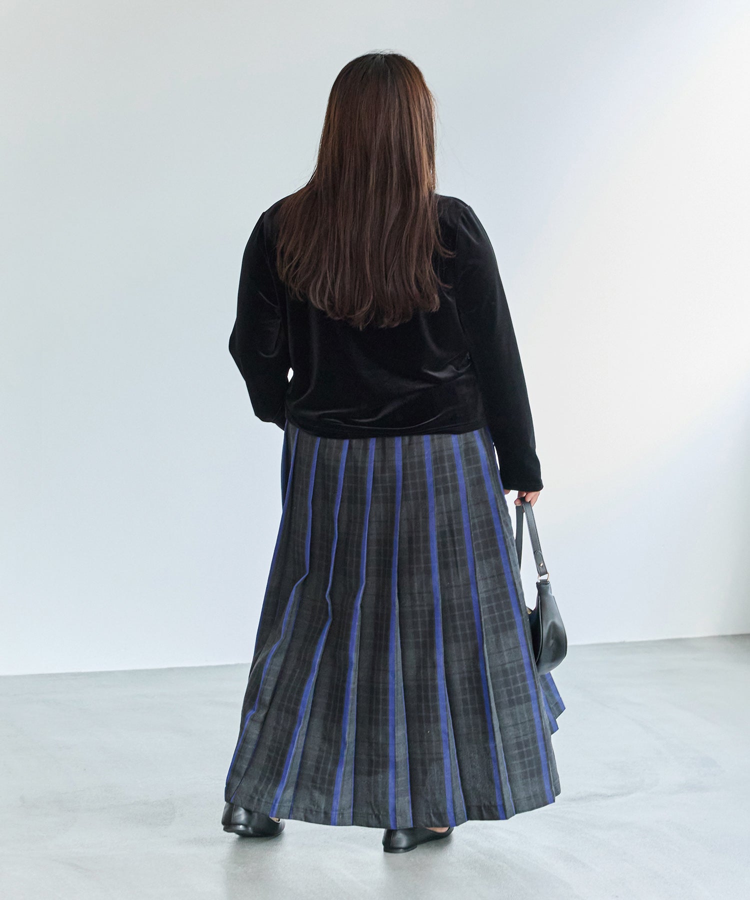 チャコールグレー model:161cm 着用サイズ:3L