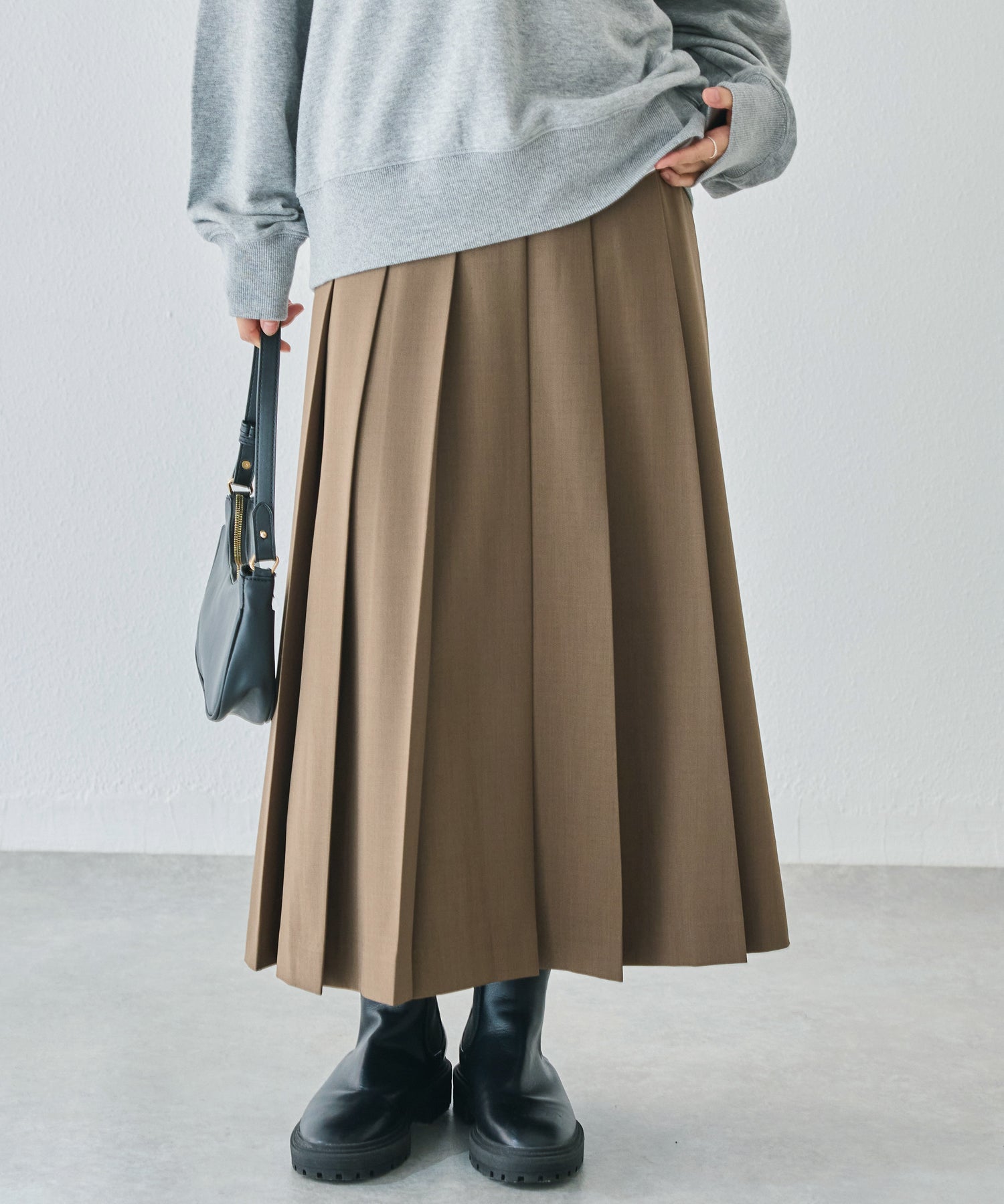 ブラウン model:160cm 着用サイズ:M