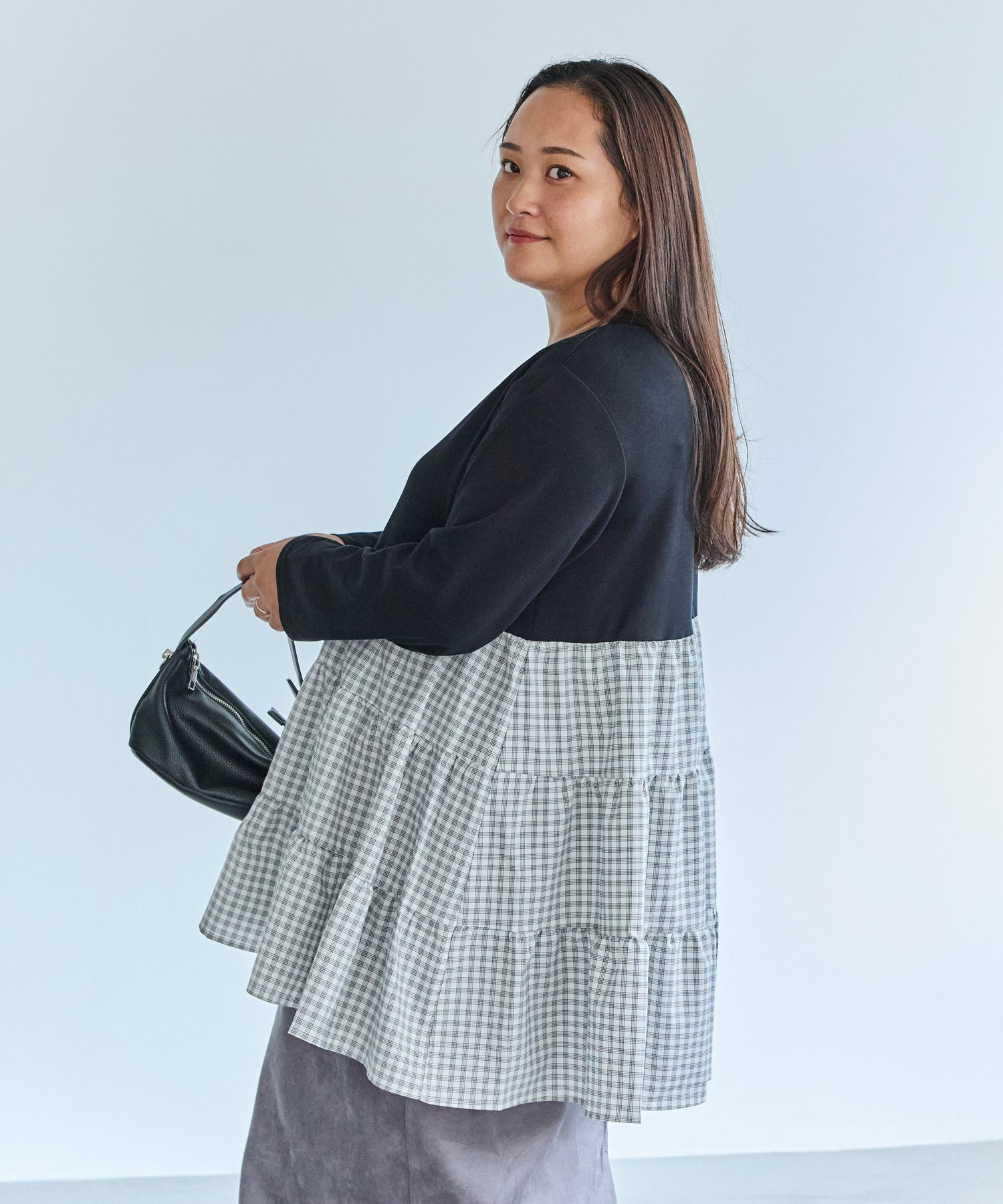 オフホワイト model:161cm 着用サイズ:3L