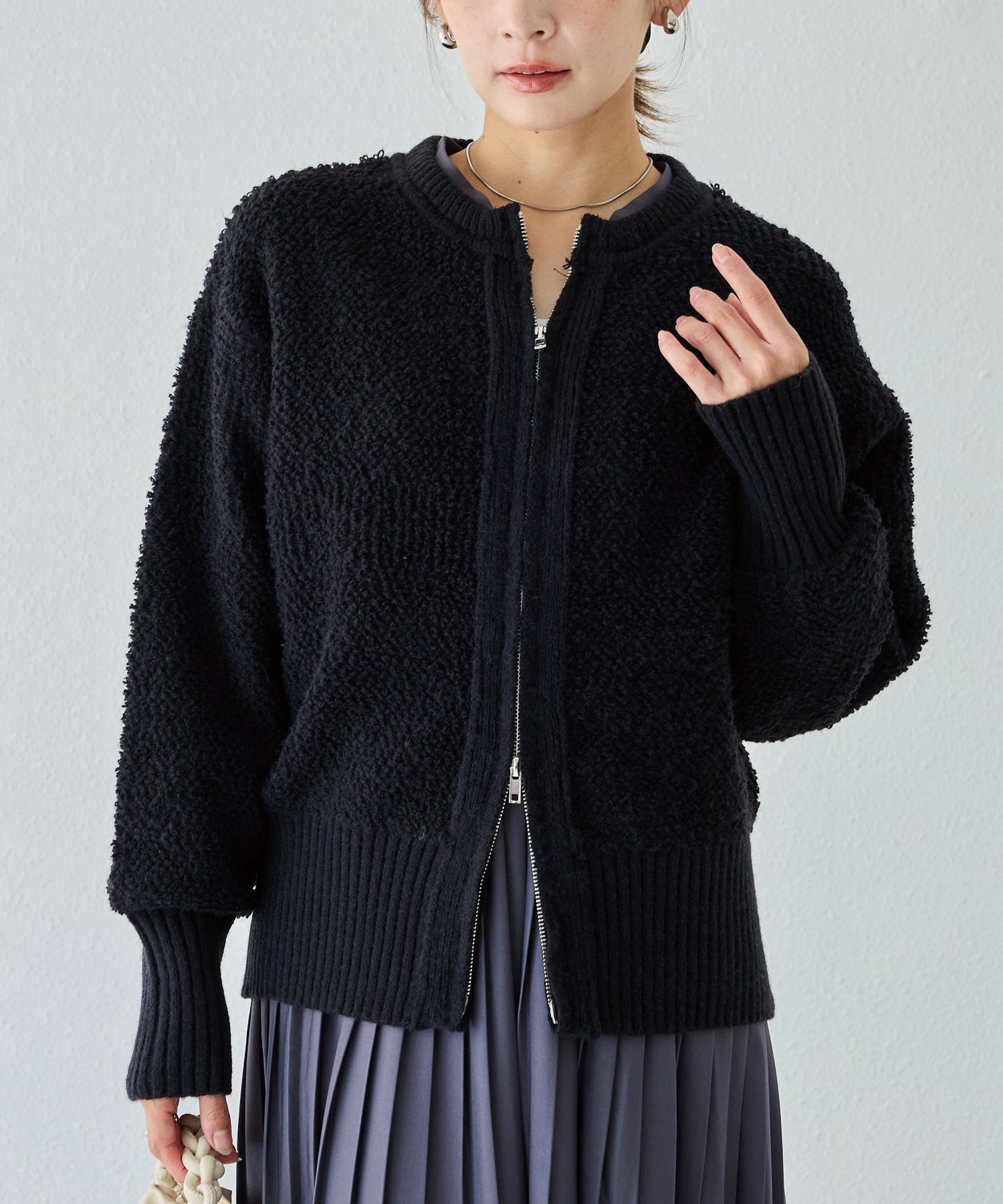 ブラック model:156cm 着用サイズ:F