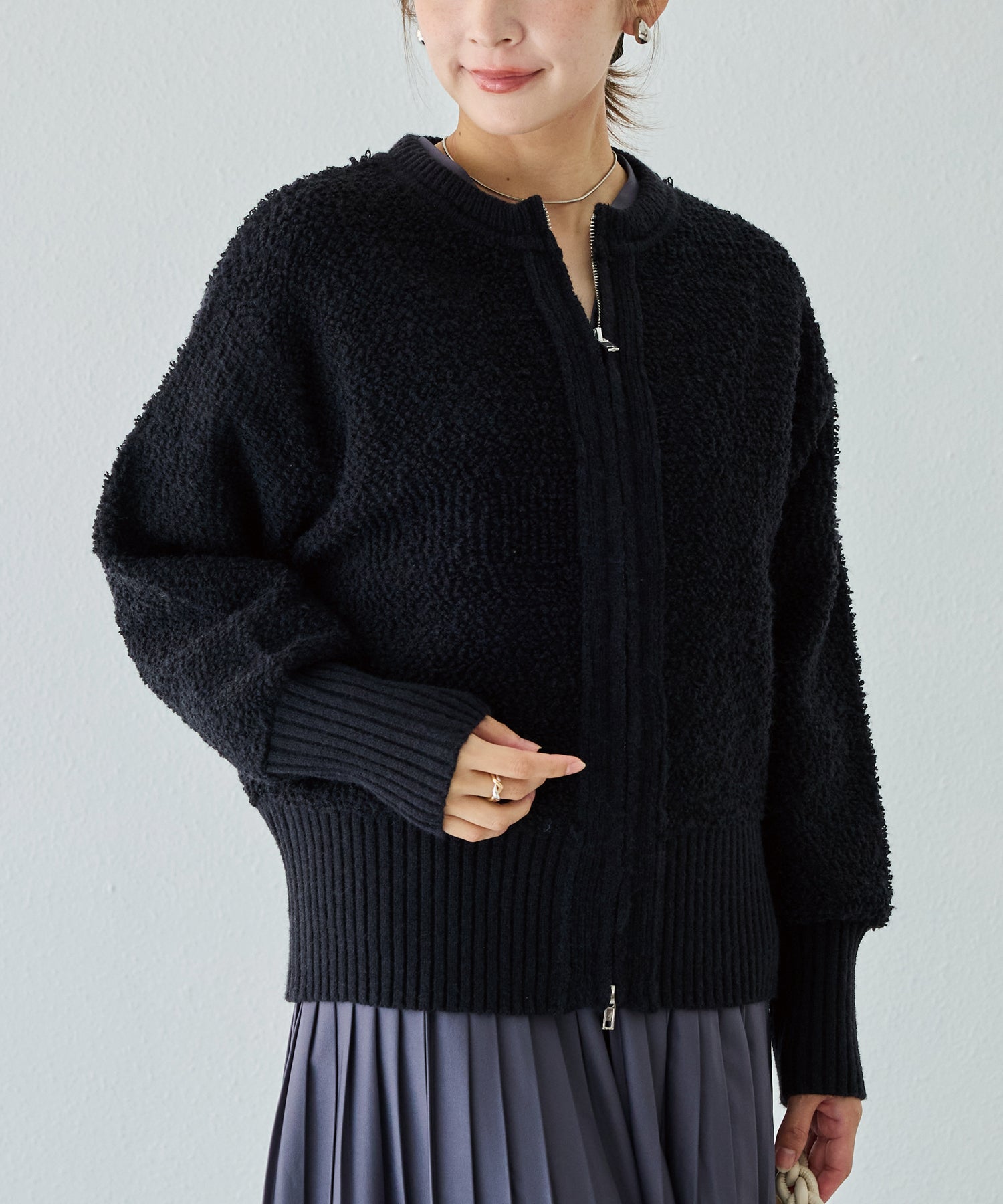 ブラック model:156cm 着用サイズ:F