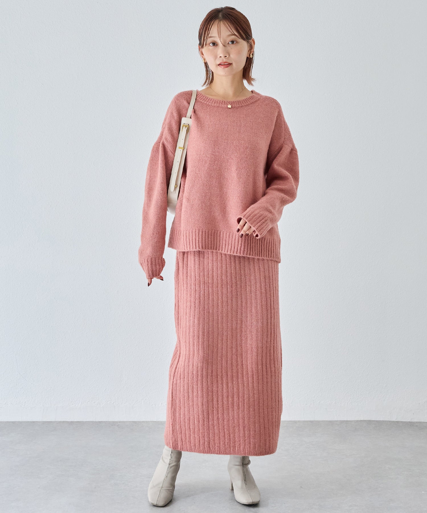 ダークピンク model:156cm 着用サイズ:F