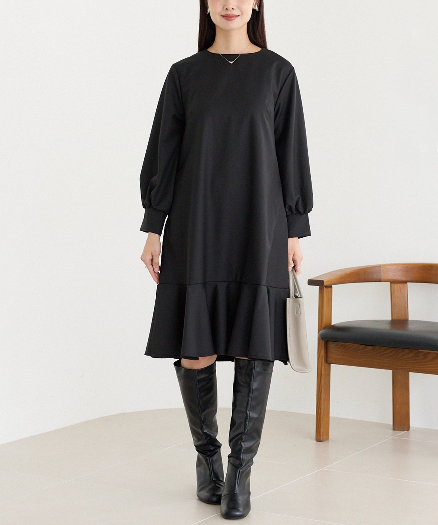 ブラック model:160cm 着用サイズ:M