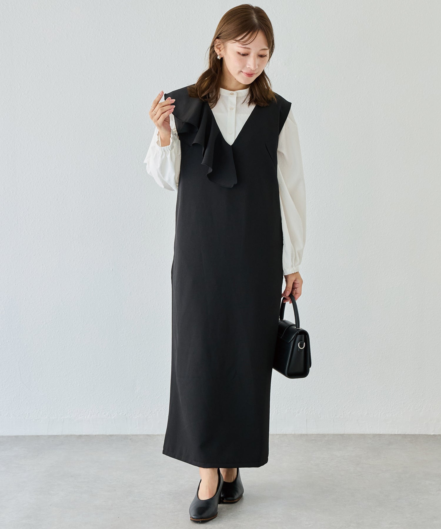 ブラック model:156cm 着用サイズ:M