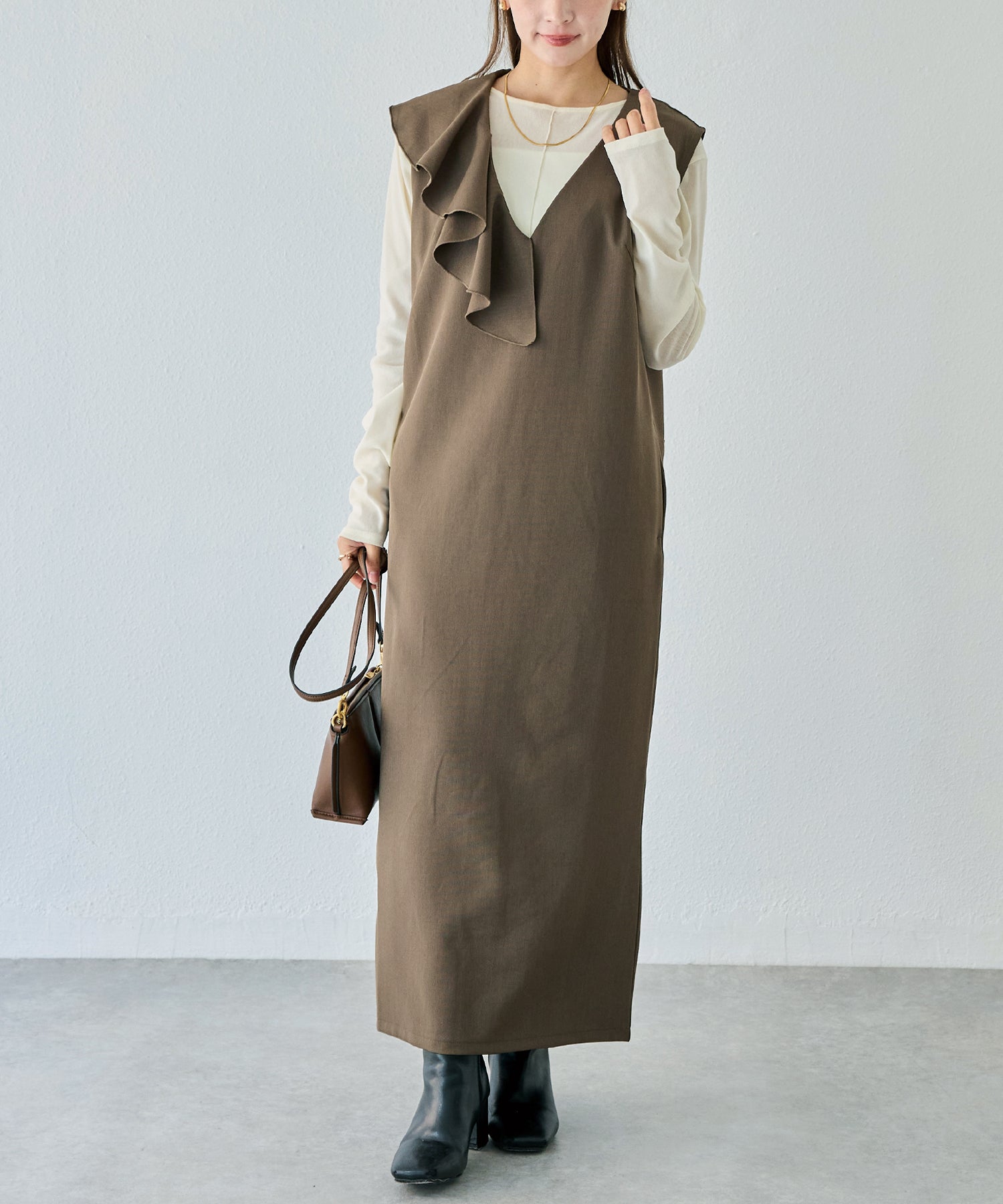 ブラウン model:156cm 着用サイズ:M