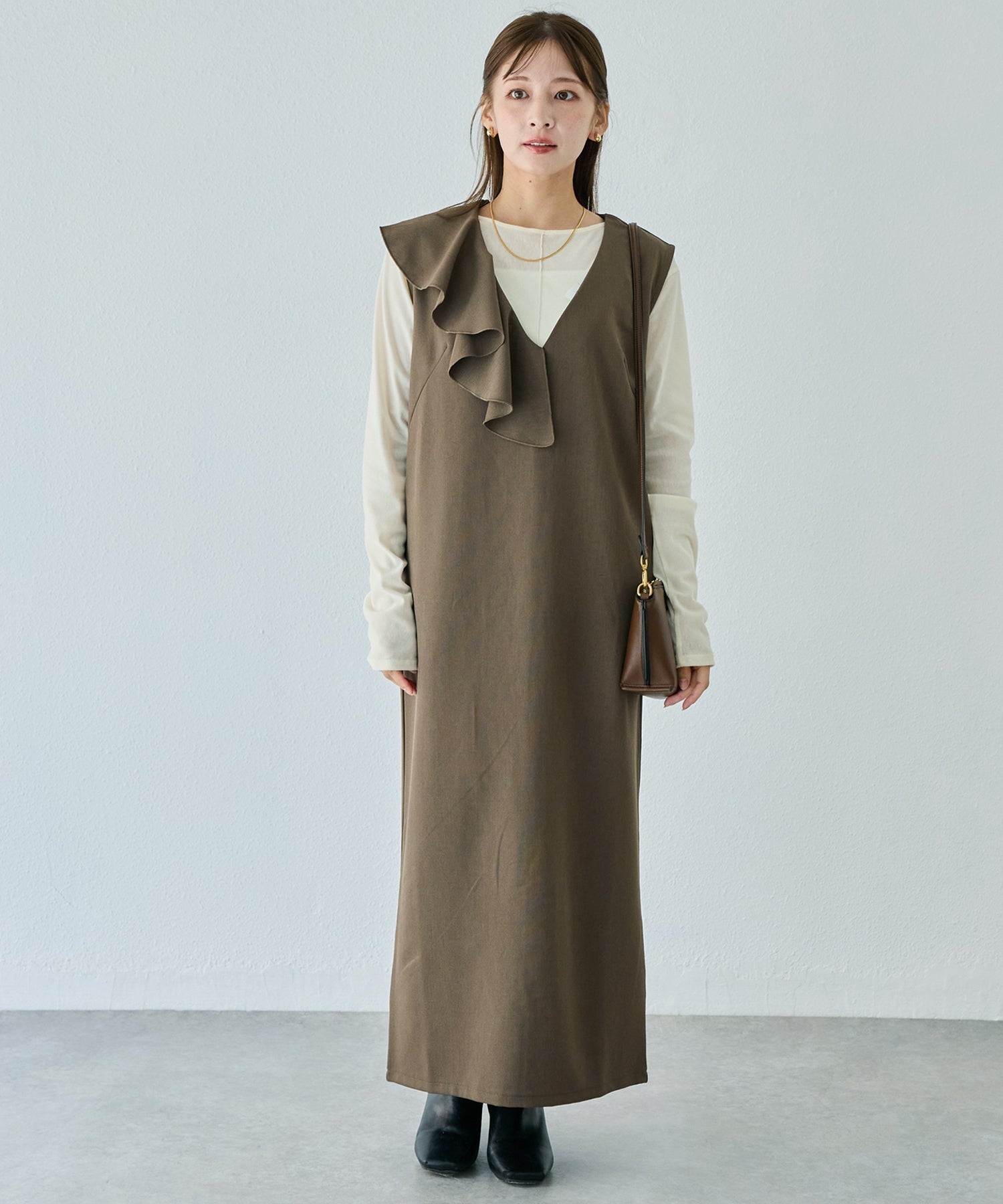 ブラウン model:156cm 着用サイズ:M