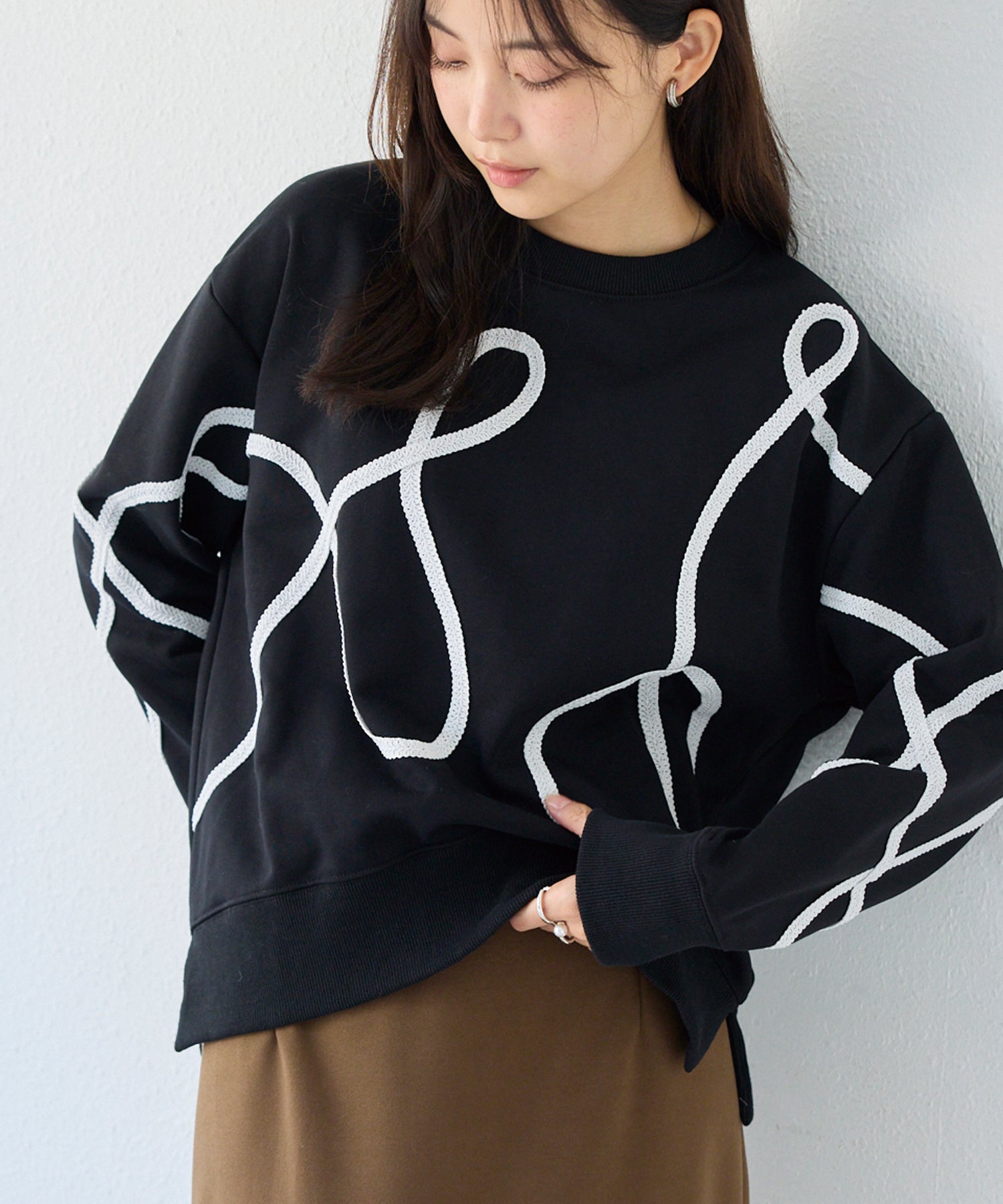 ブラック model:160cm 着用サイズ:M