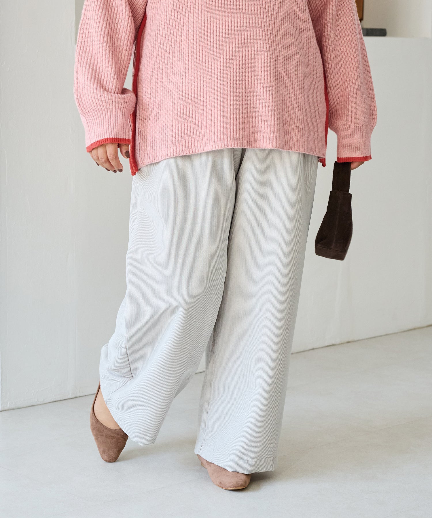 グレー model:161cm 着用サイズ:3L