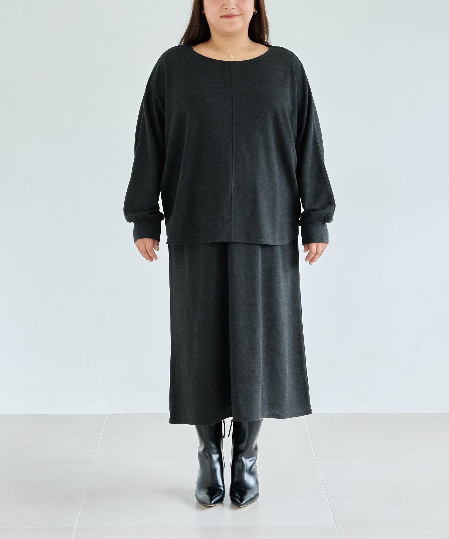 フロント model:161cm 着用サイズ:3L