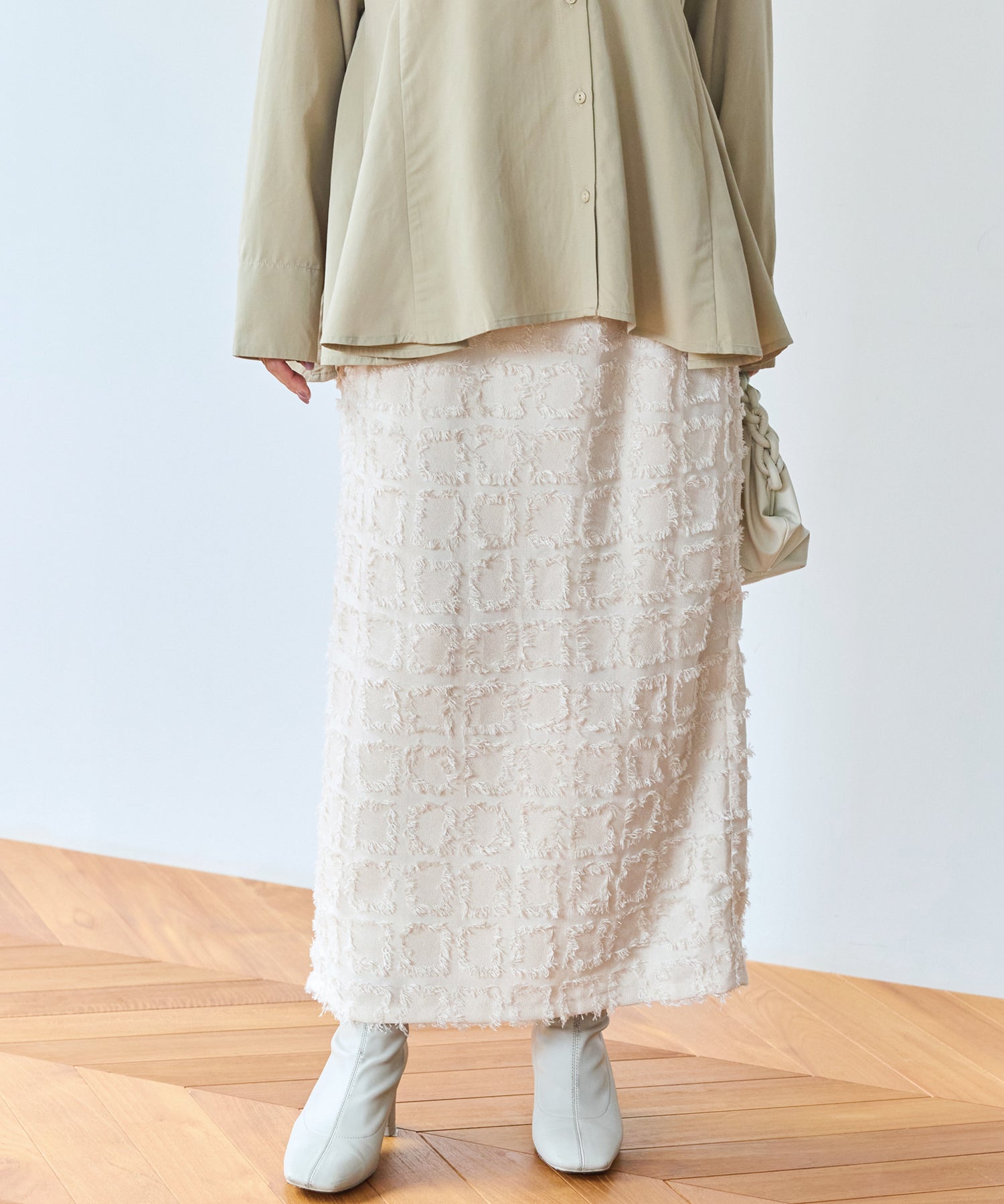 アイボリー model:156cm 着用サイズ:M