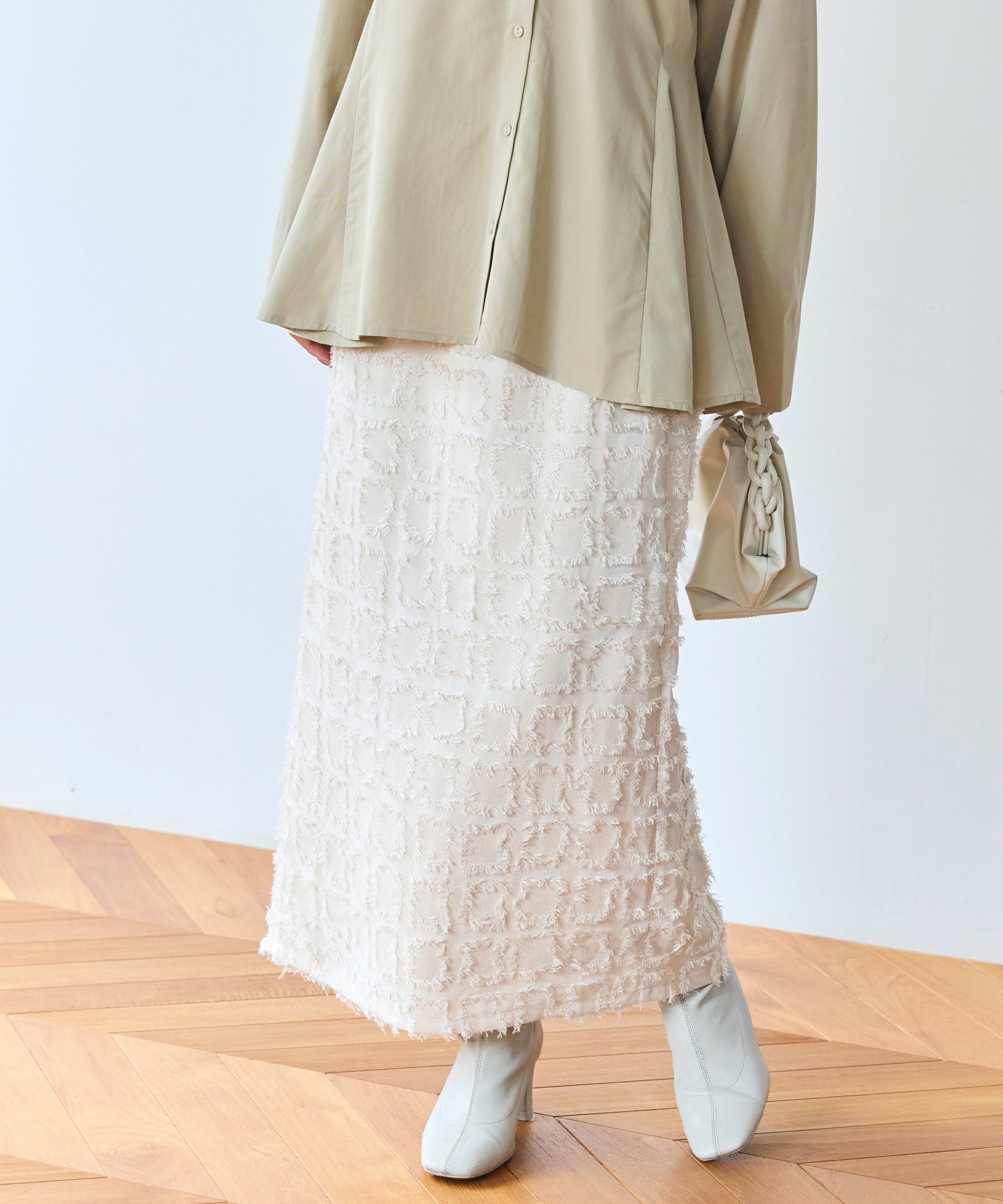 アイボリー model:156cm 着用サイズ:M