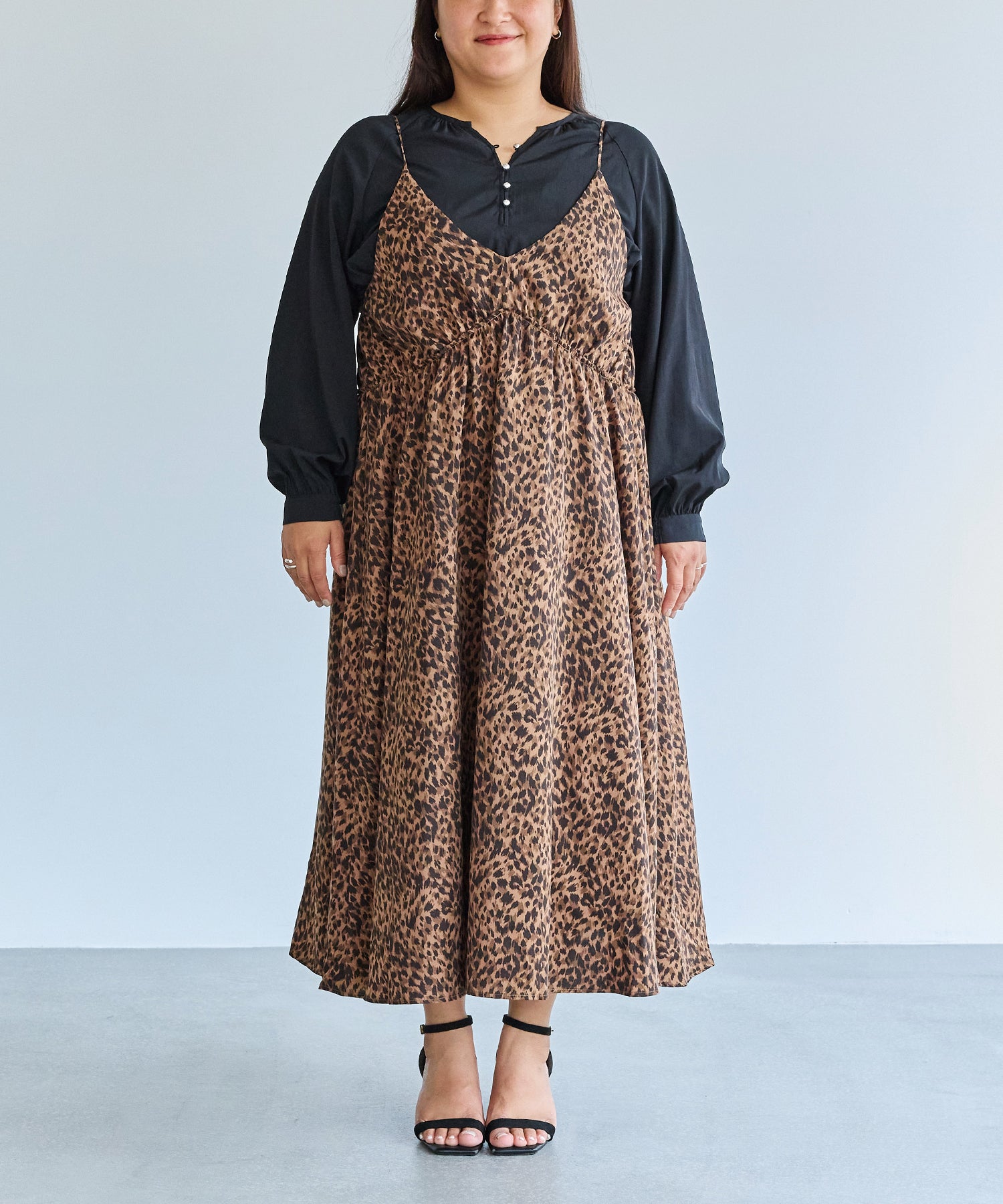 フロント model:161cm 着用サイズ:3L