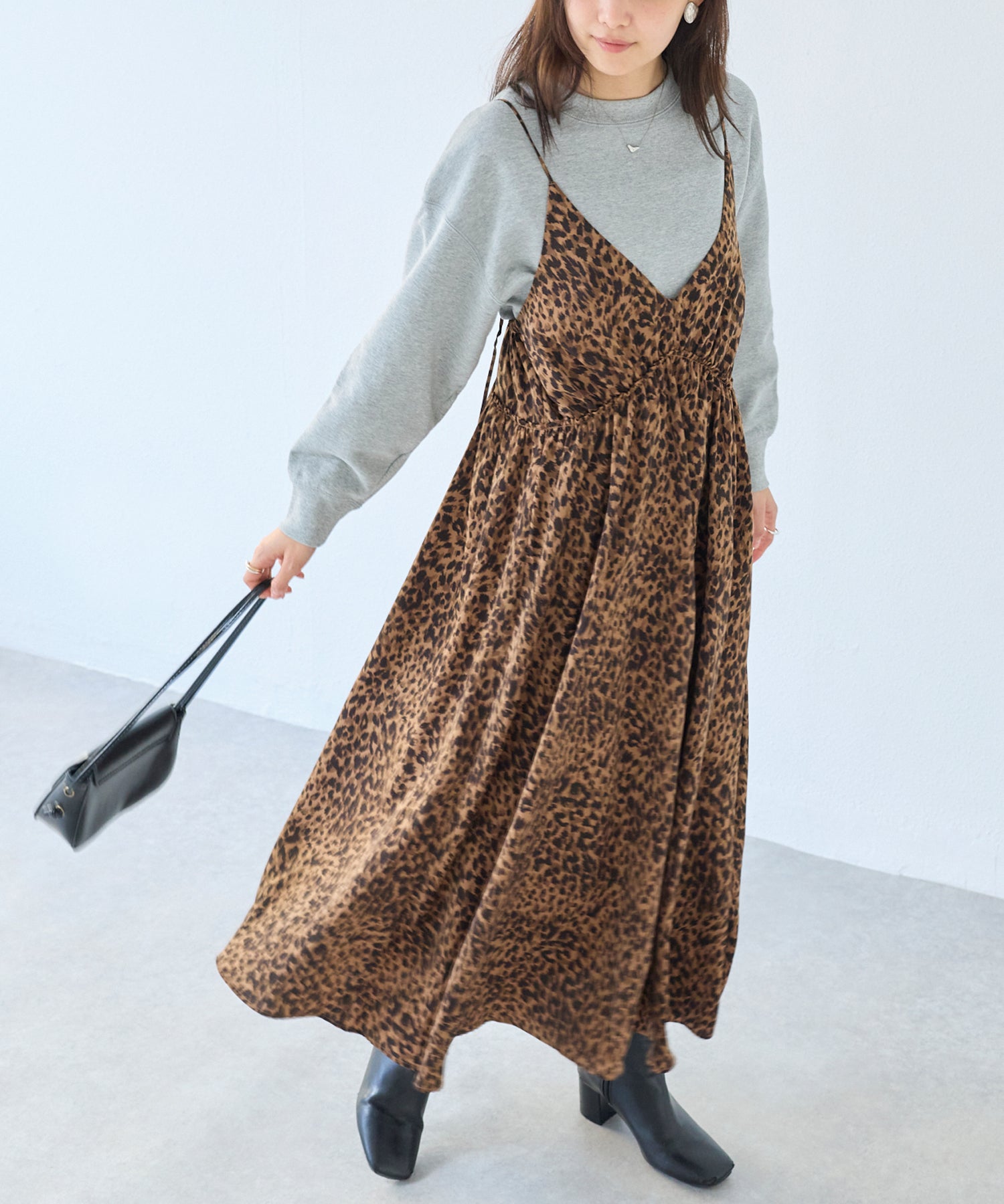 ブラウン model:160cm 着用サイズ:M