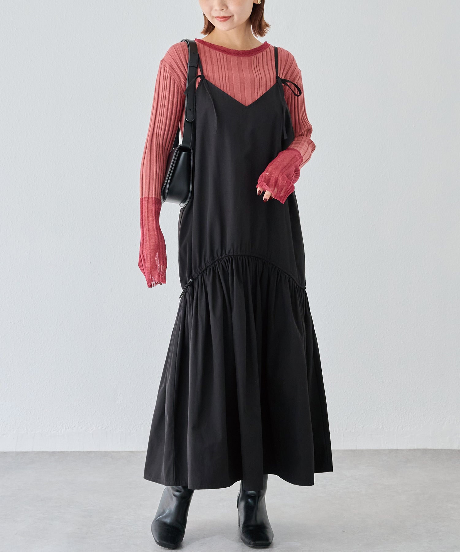 ブラック model:156cm 着用サイズ:M