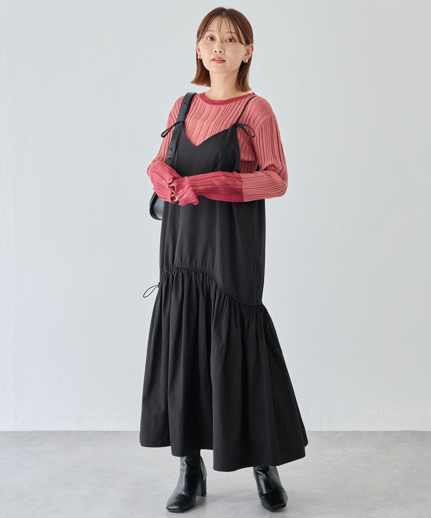 ブラック model:156cm 着用サイズ:M