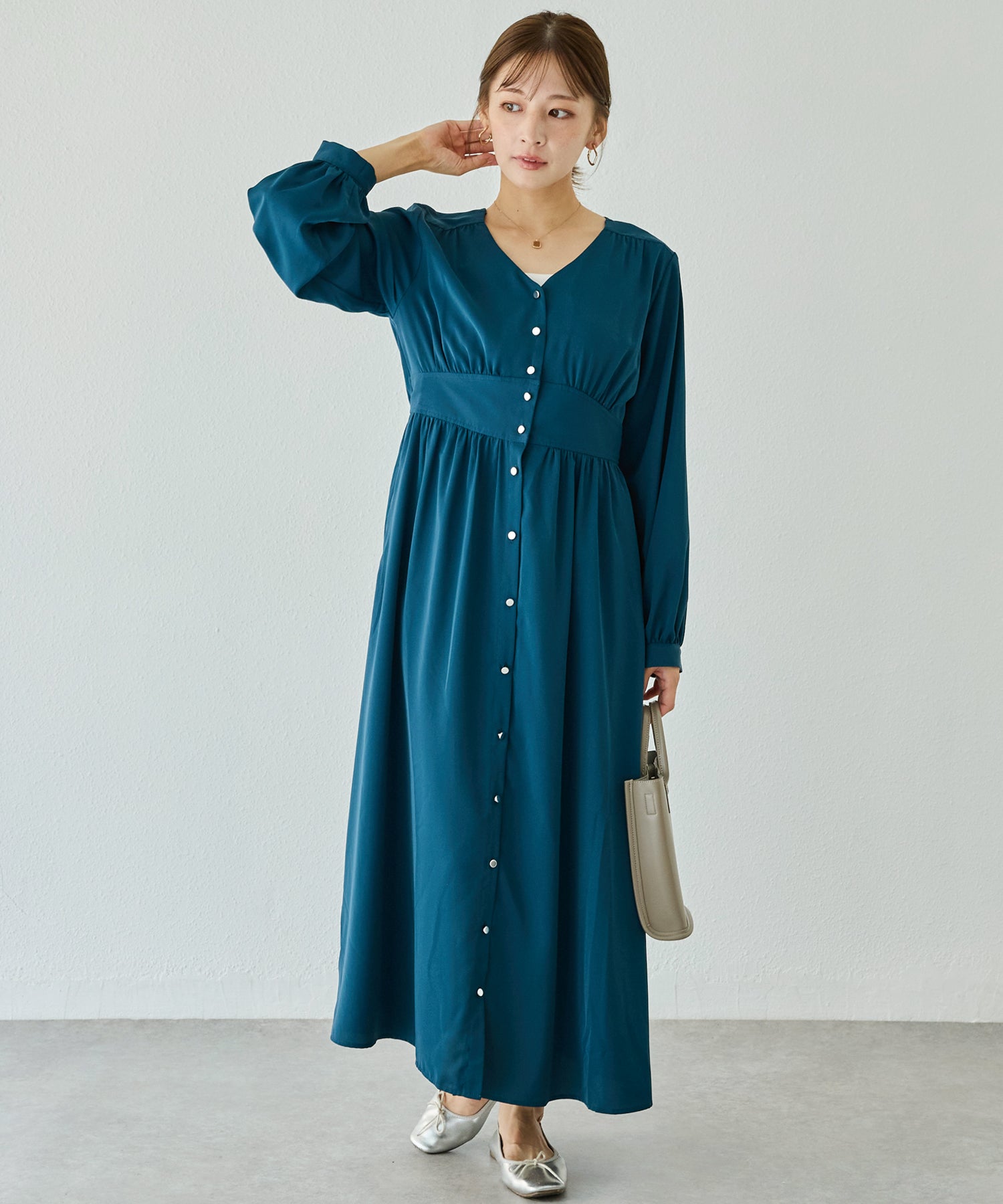 グリーン model:156cm 着用サイズ:M