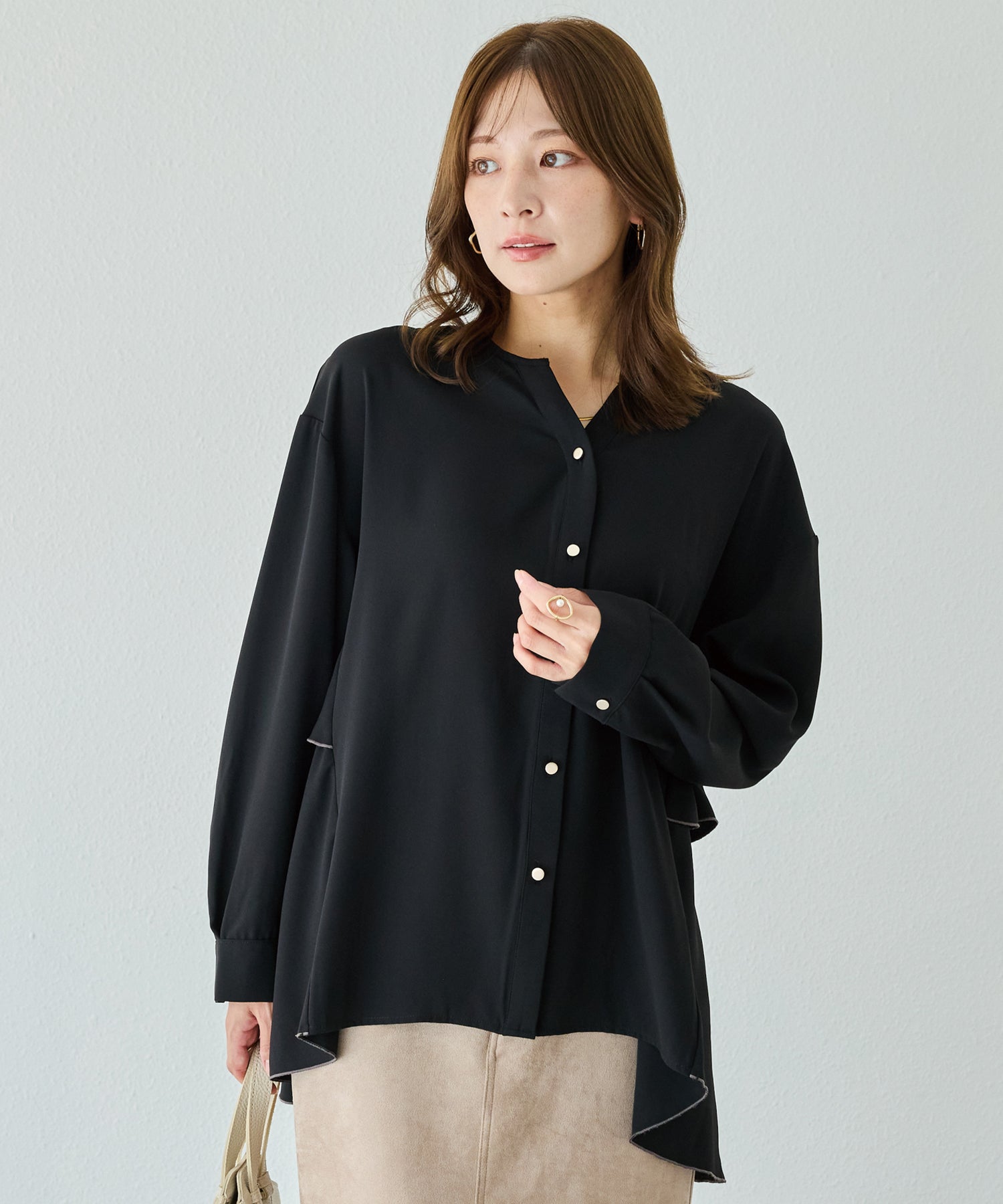 ブラック model:156cm 着用サイズ:M