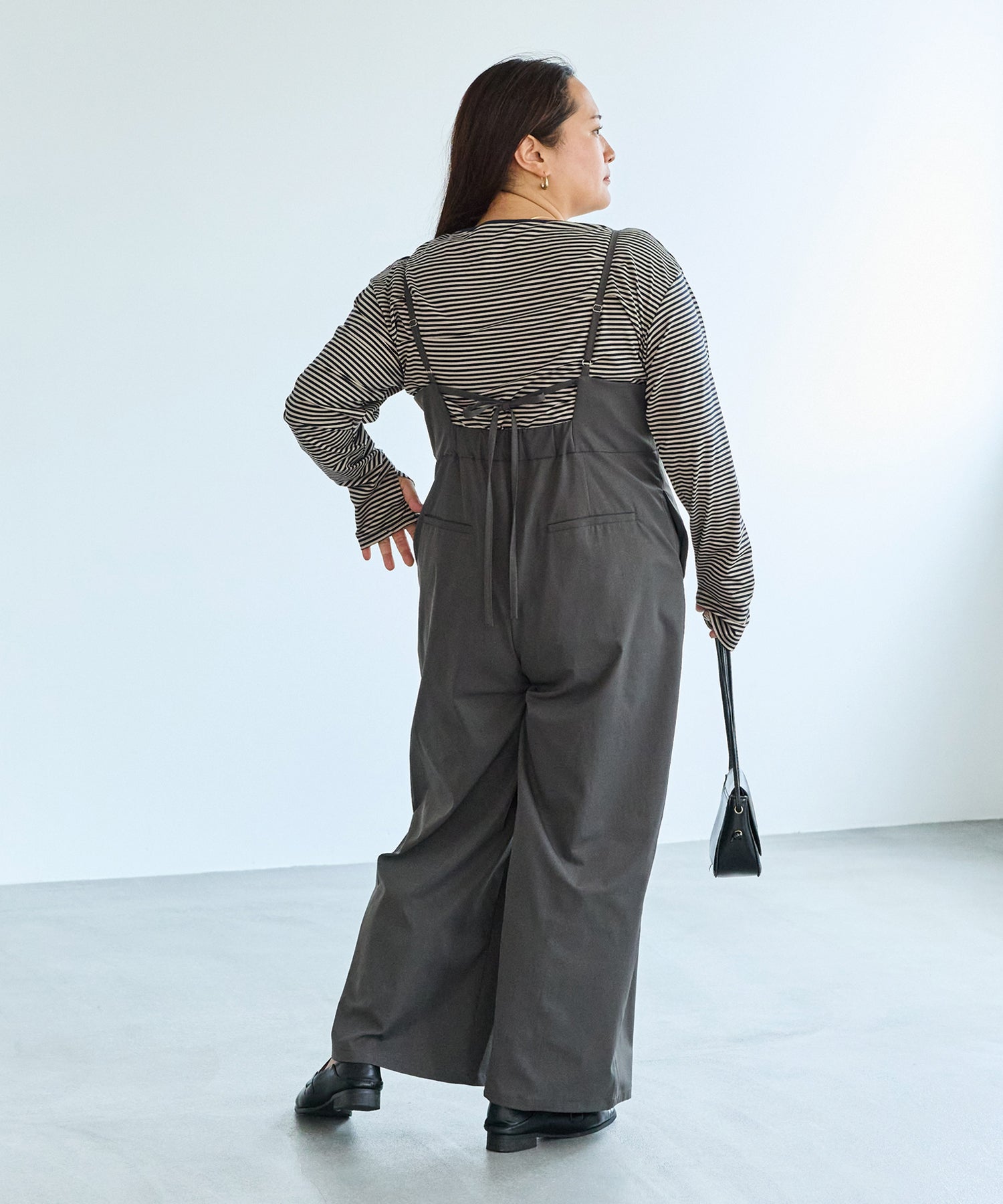 グレー model:161cm 着用サイズ:3L