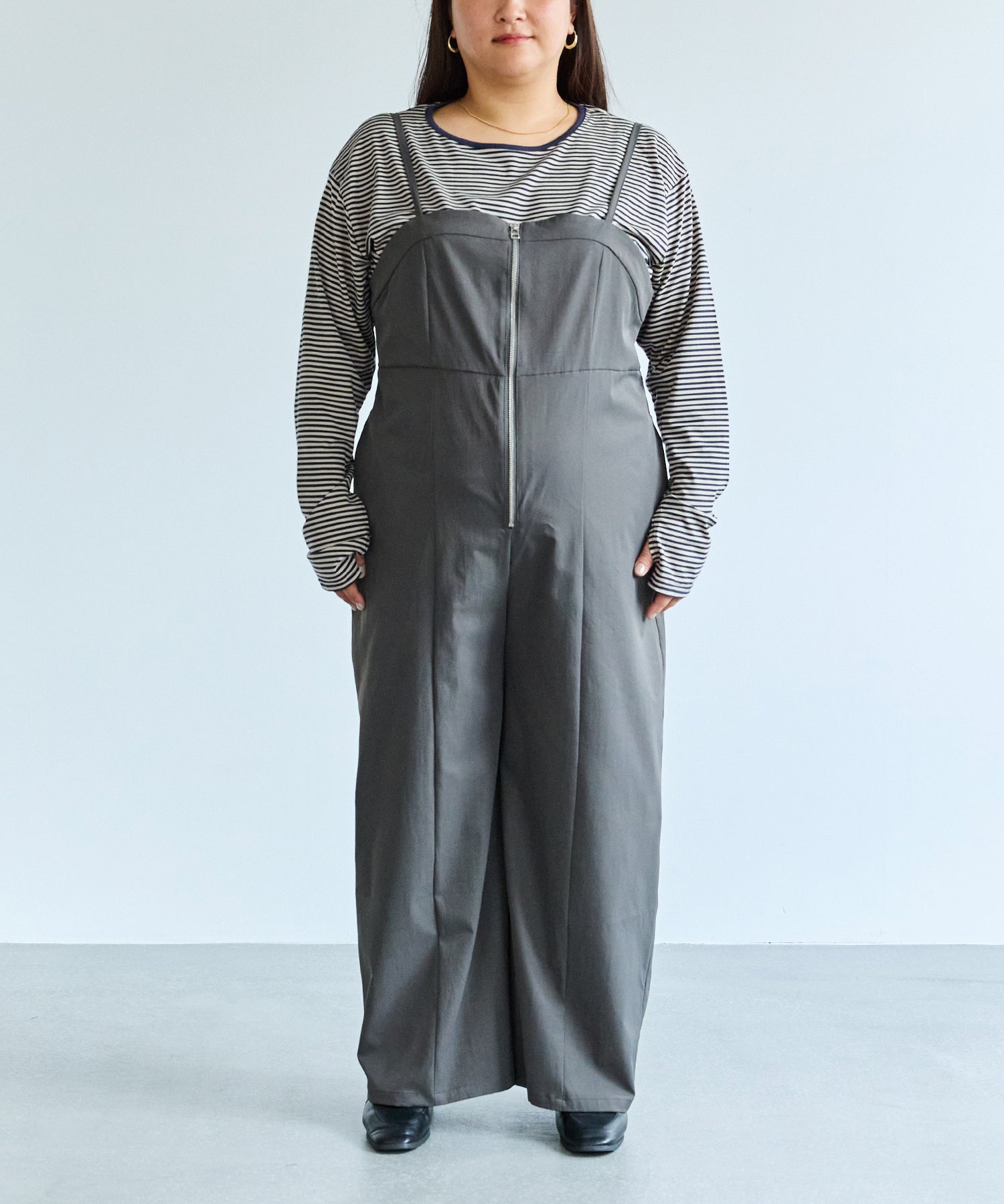フロント model:161cm 着用サイズ:3L