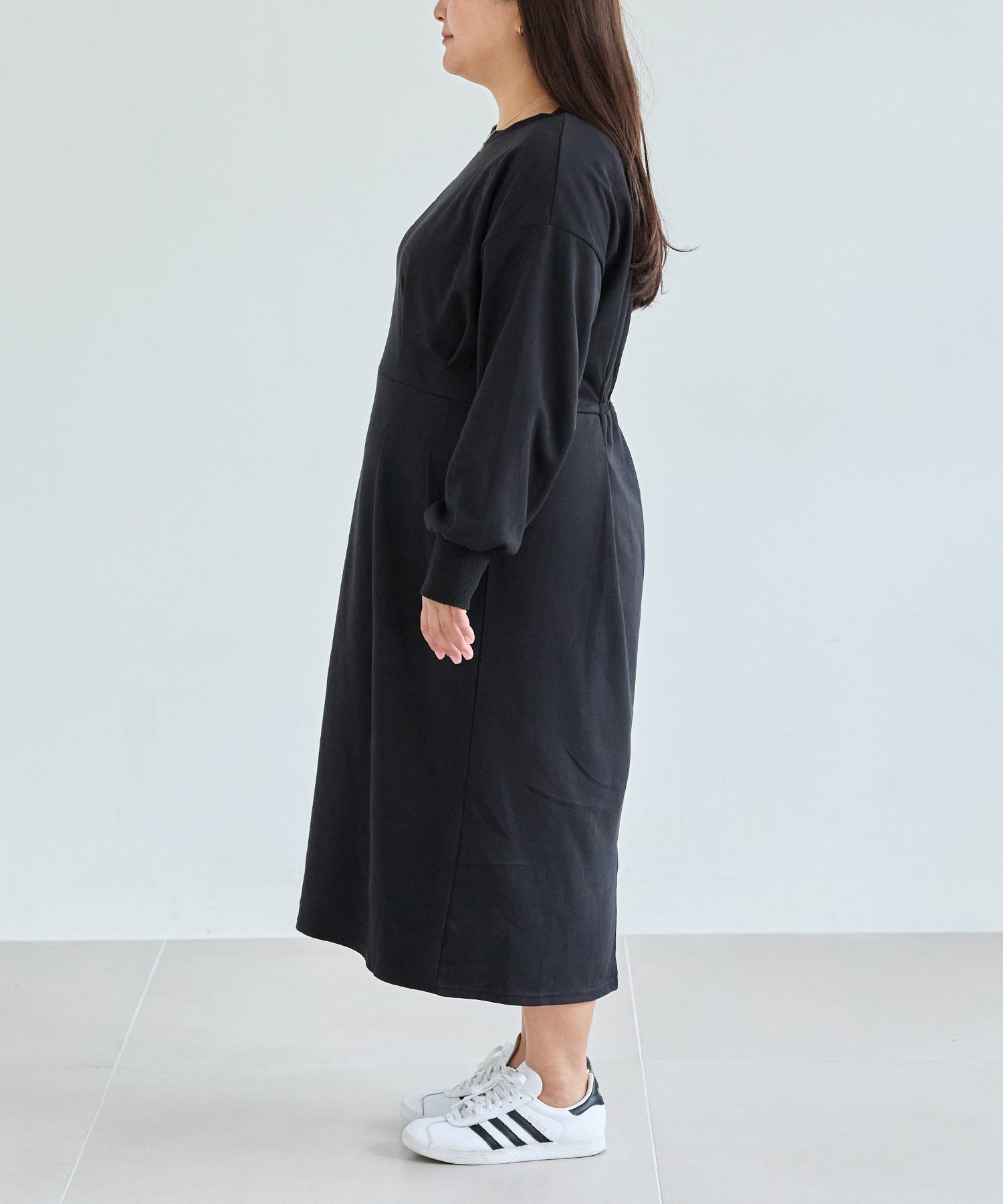 サイド model:161cm 着用サイズ:3L