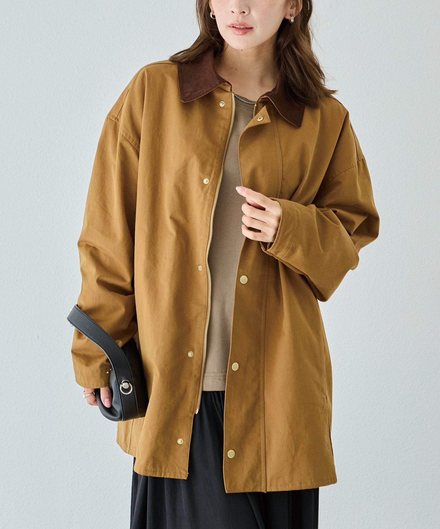 ブラウン model:156cm 着用サイズ:M