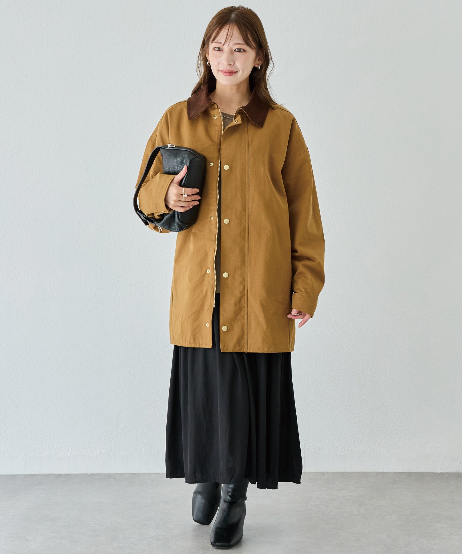 ブラウン model:156cm 着用サイズ:M