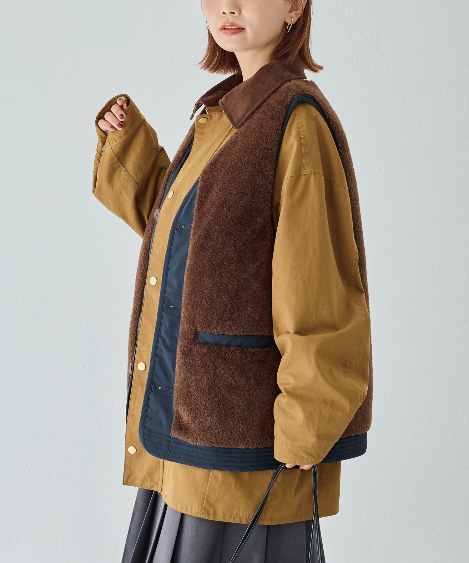 ブラウン model:156cm 着用サイズ:M