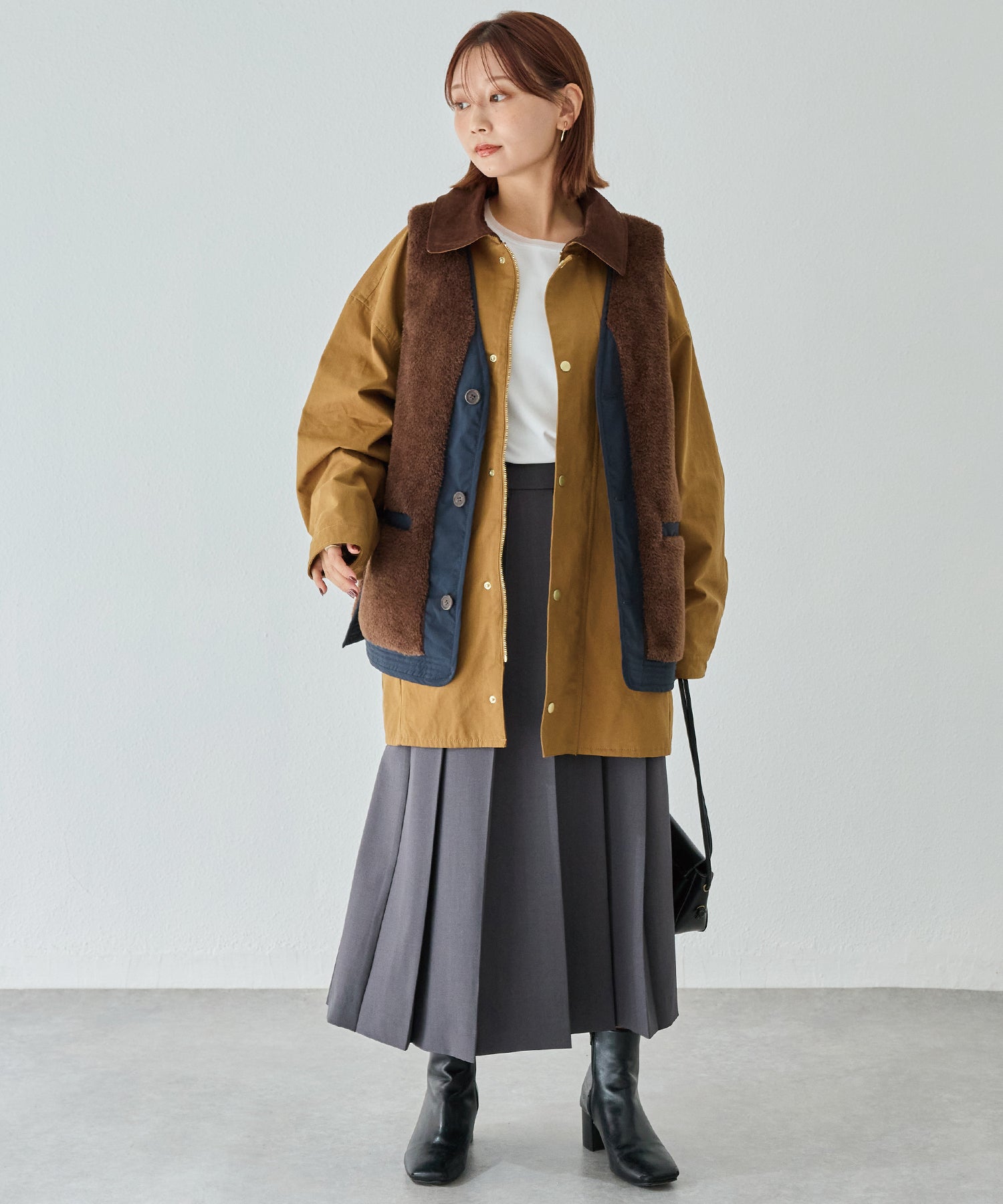 ブラウン model:156cm 着用サイズ:M
