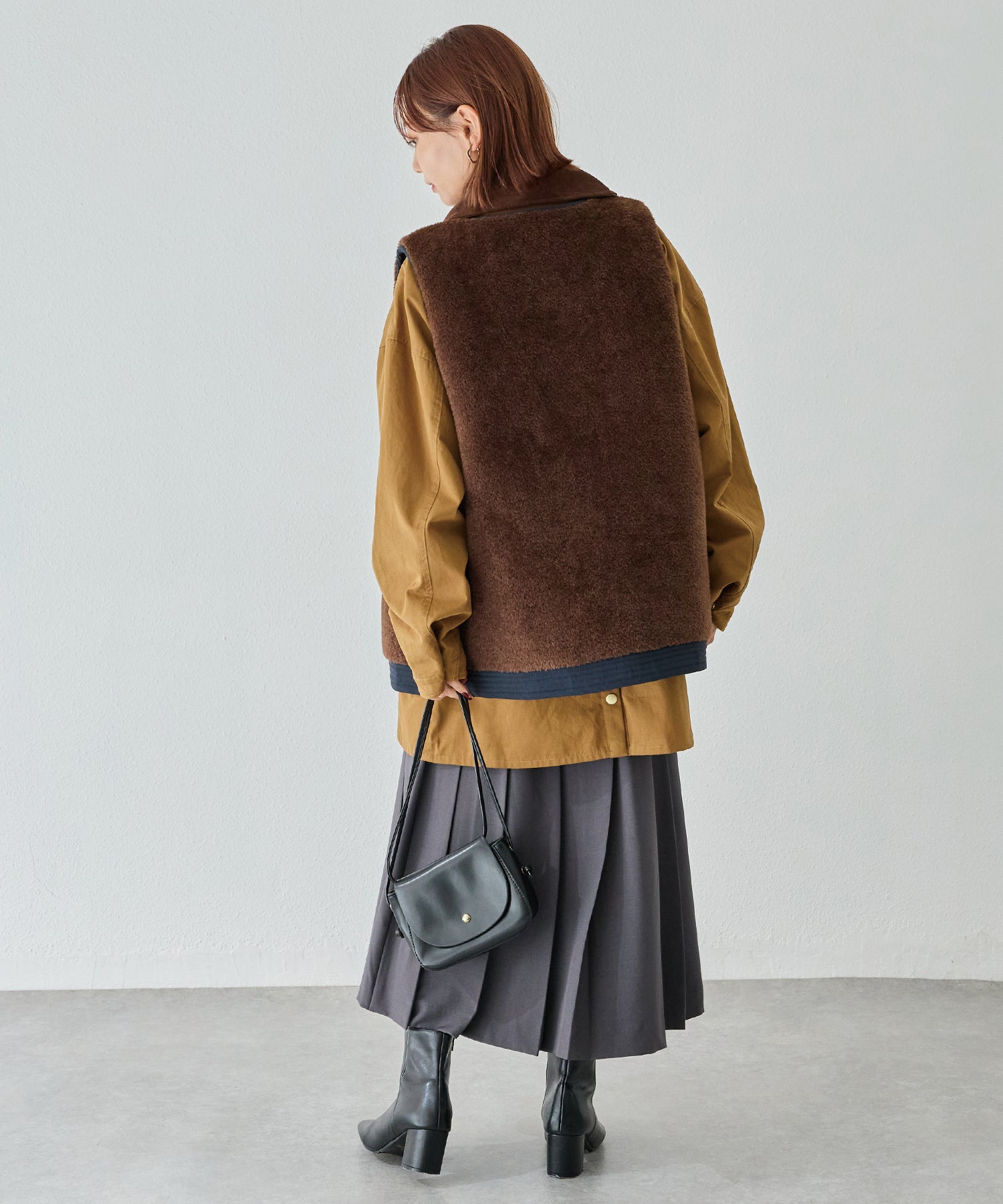 ブラウン model:156cm 着用サイズ:M