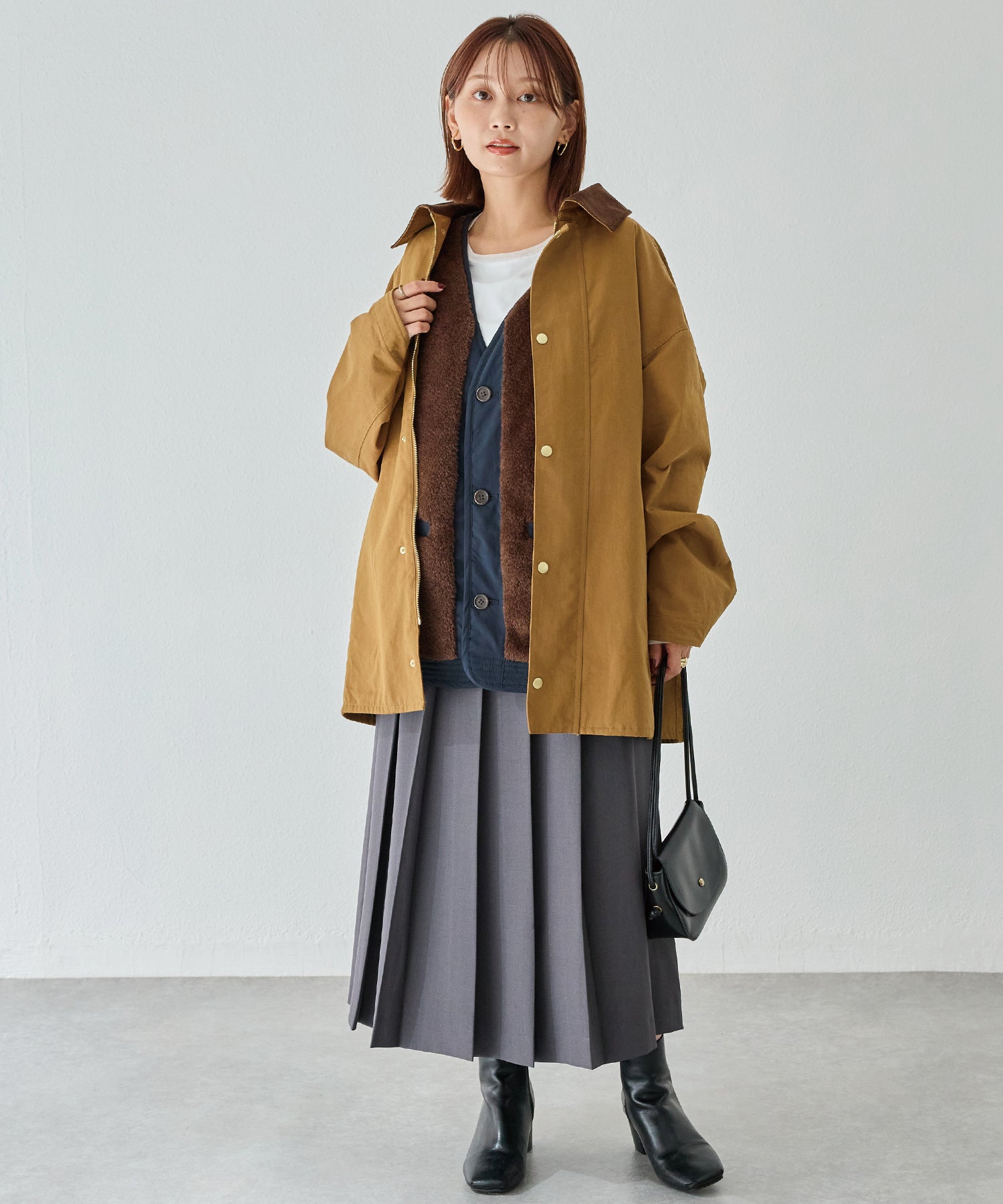 ブラウン model:156cm 着用サイズ:M