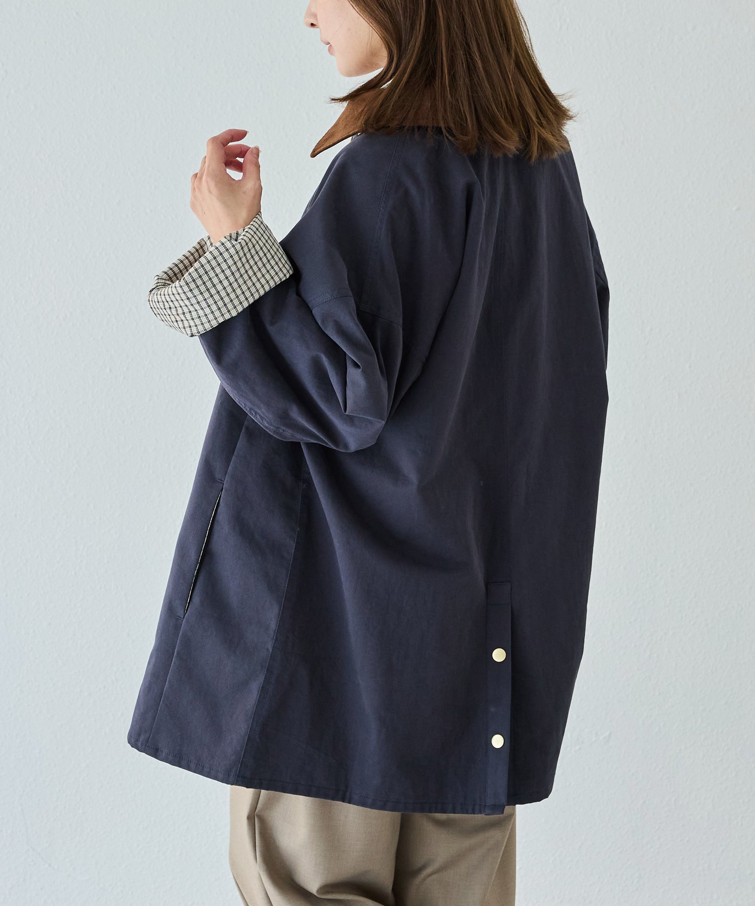 ネイビー model:156cm 着用サイズ:M