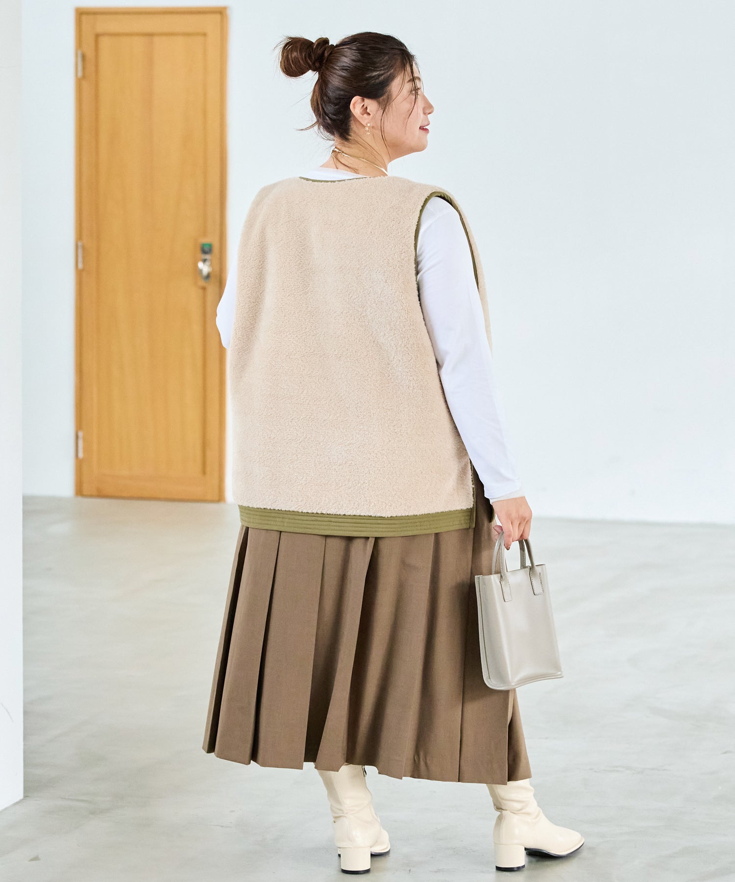 カーキ model:162cm 着用サイズ:3L