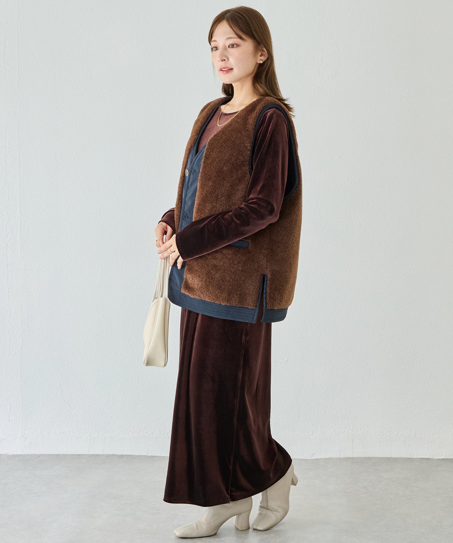 ネイビー model:156cm 着用サイズ:M