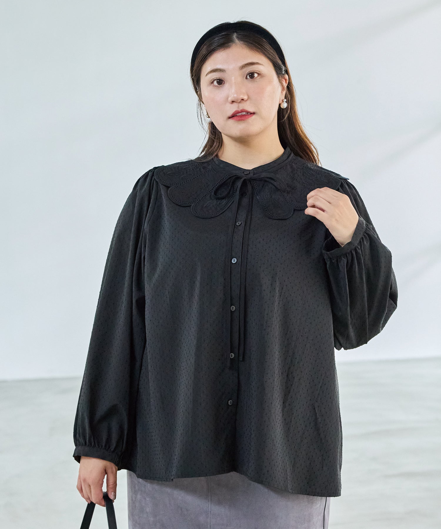 ブラック model:162cm 着用サイズ:3L