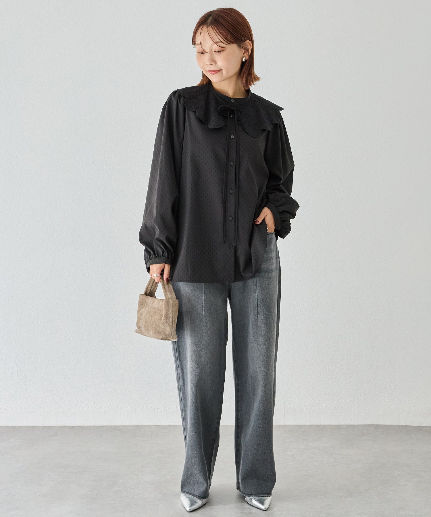 ブラック model:156cm 着用サイズ:M