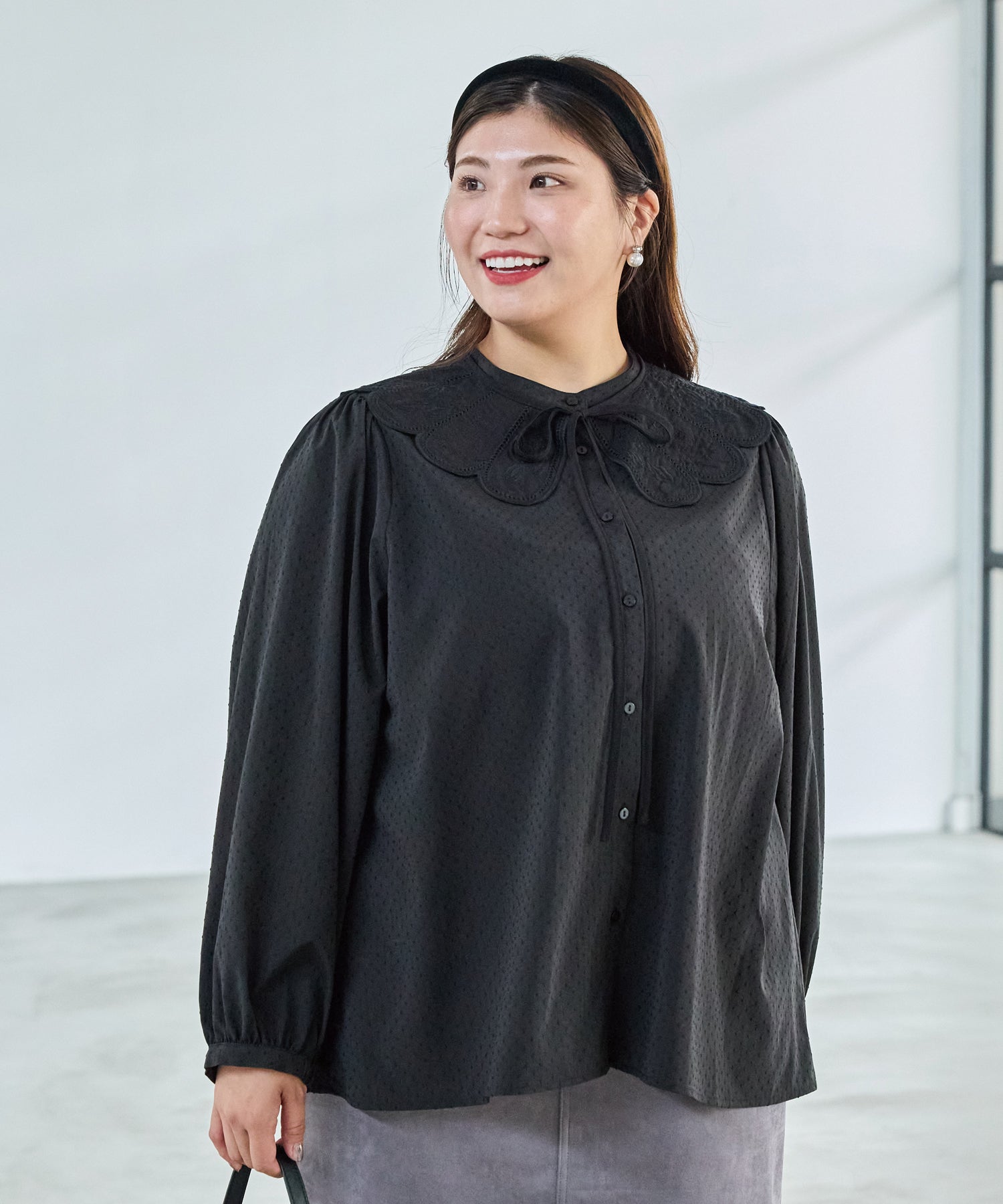 ブラック model:162cm 着用サイズ:3L