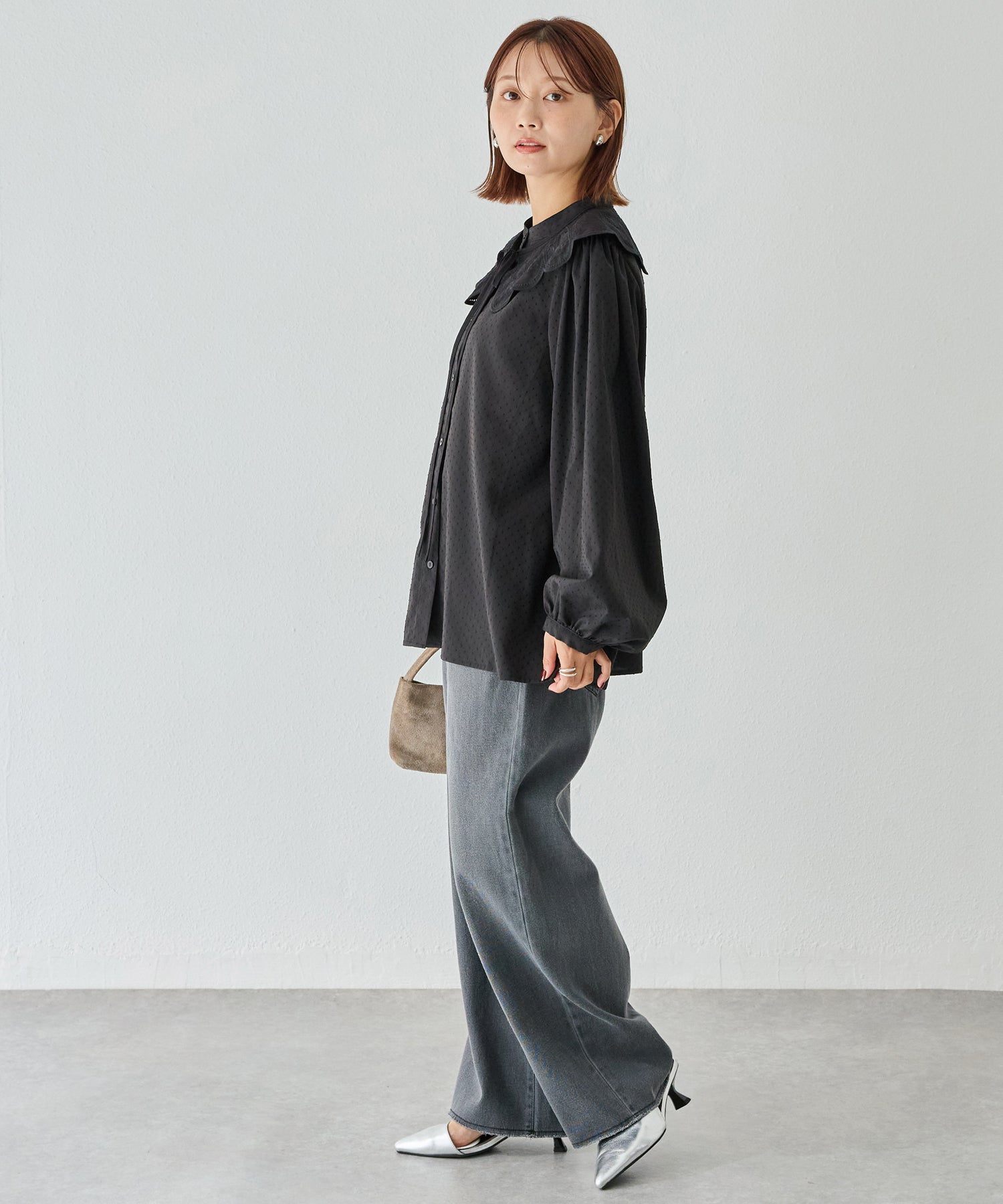 ブラック model:156cm 着用サイズ:M