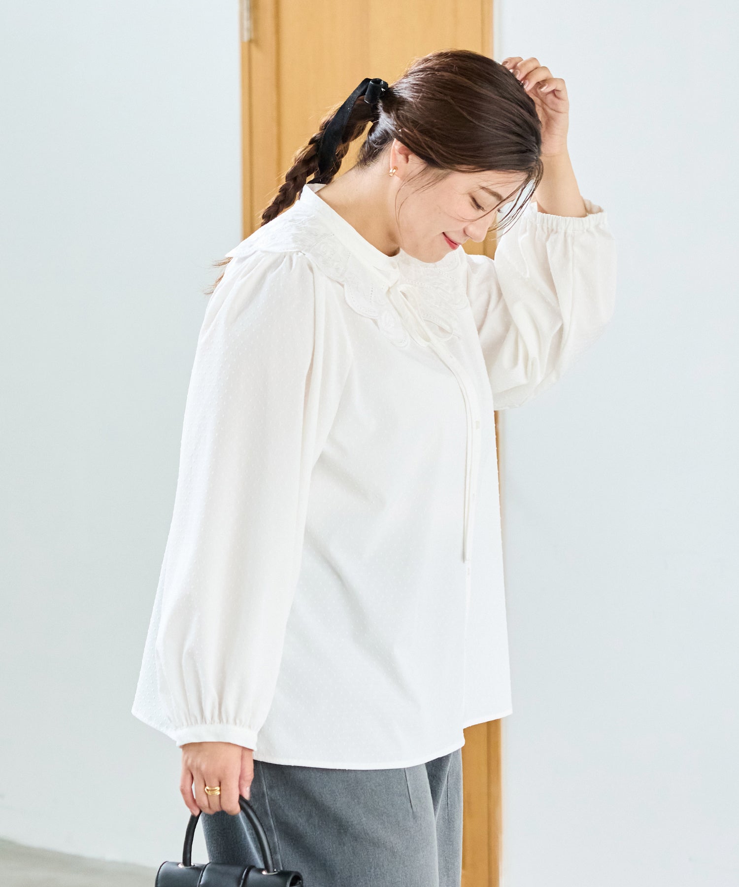 オフホワイト model:162cm 着用サイズ:3L
