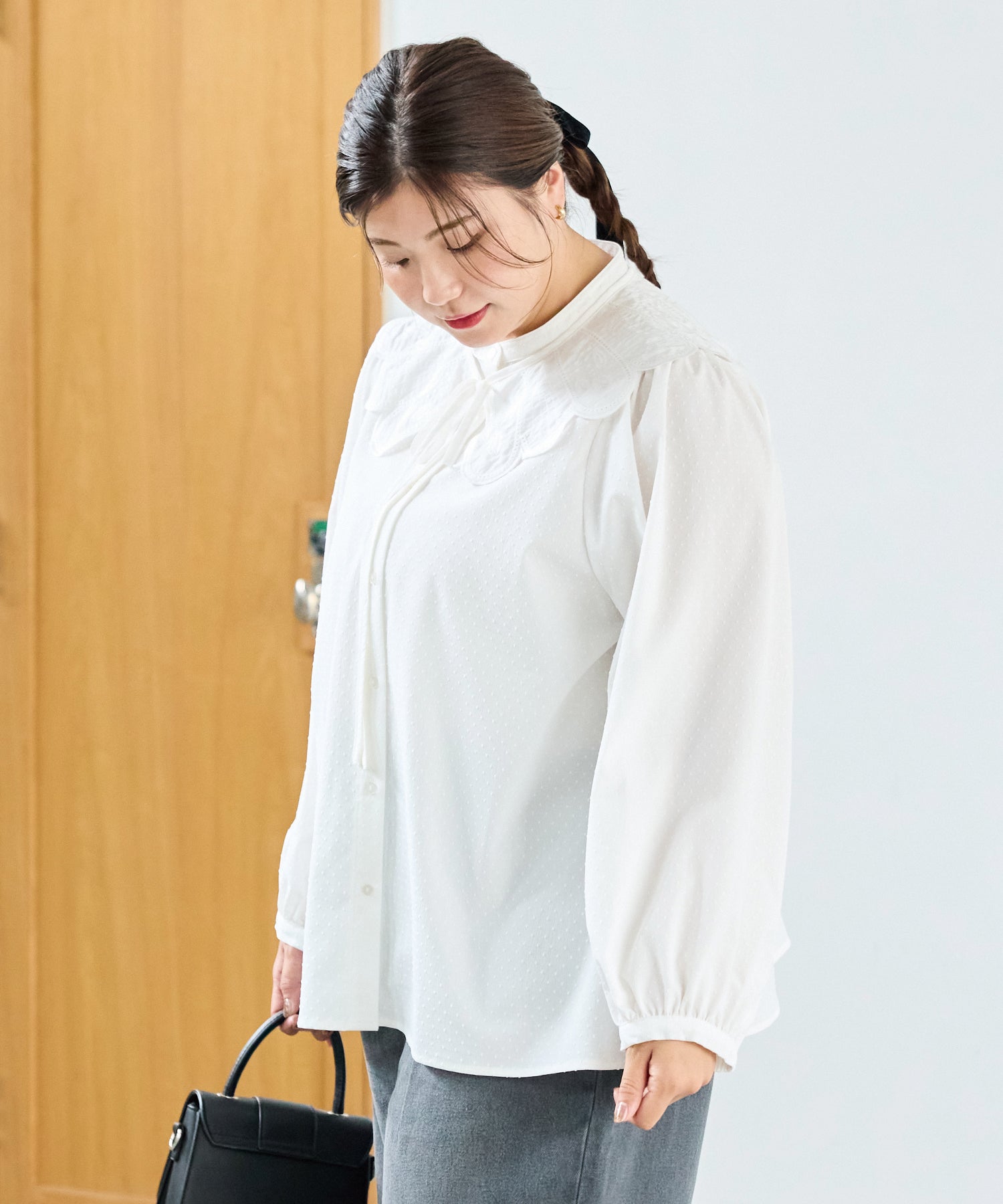 オフホワイト model:162cm 着用サイズ:3L