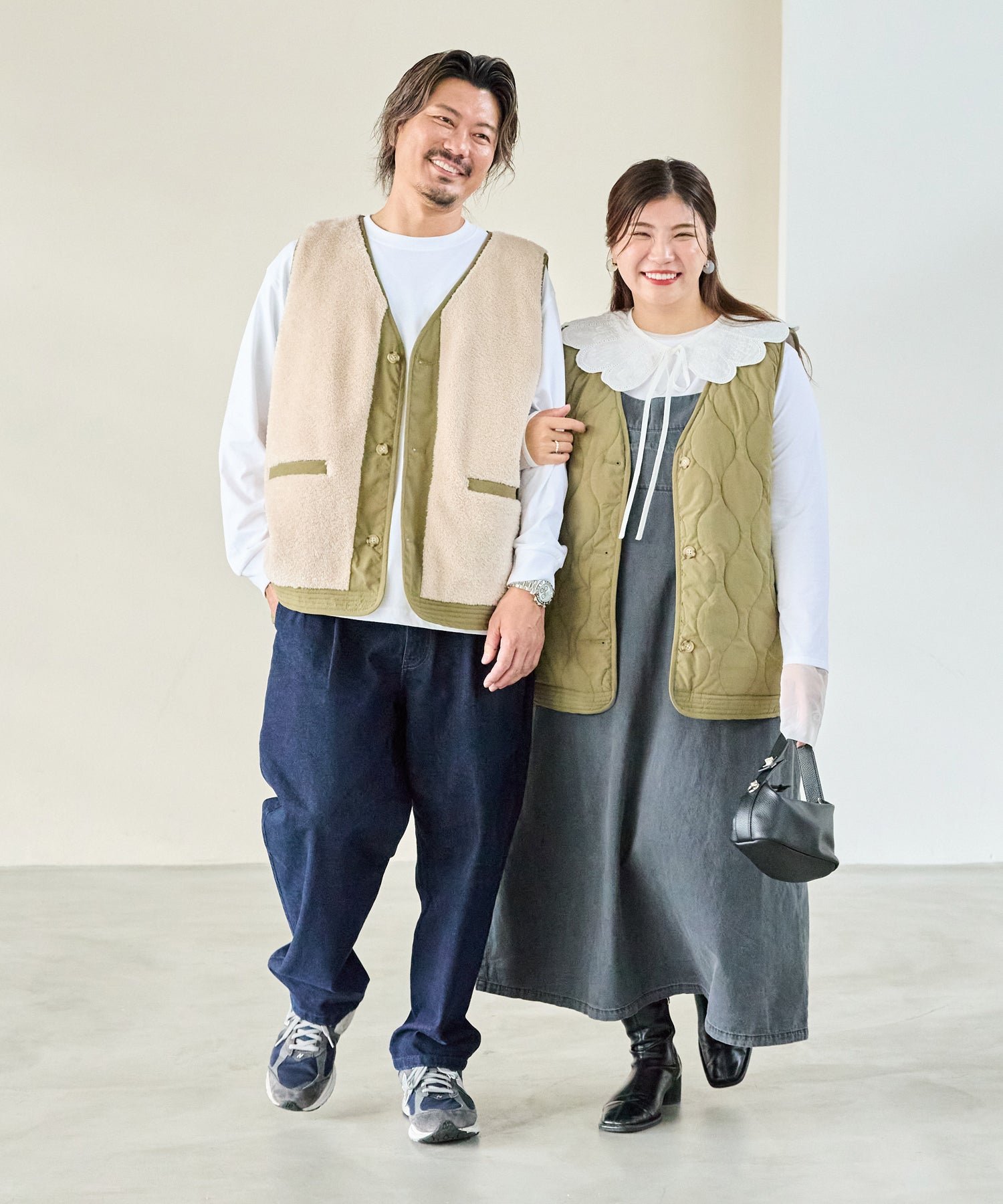 ブラックデニムキャミワンピース