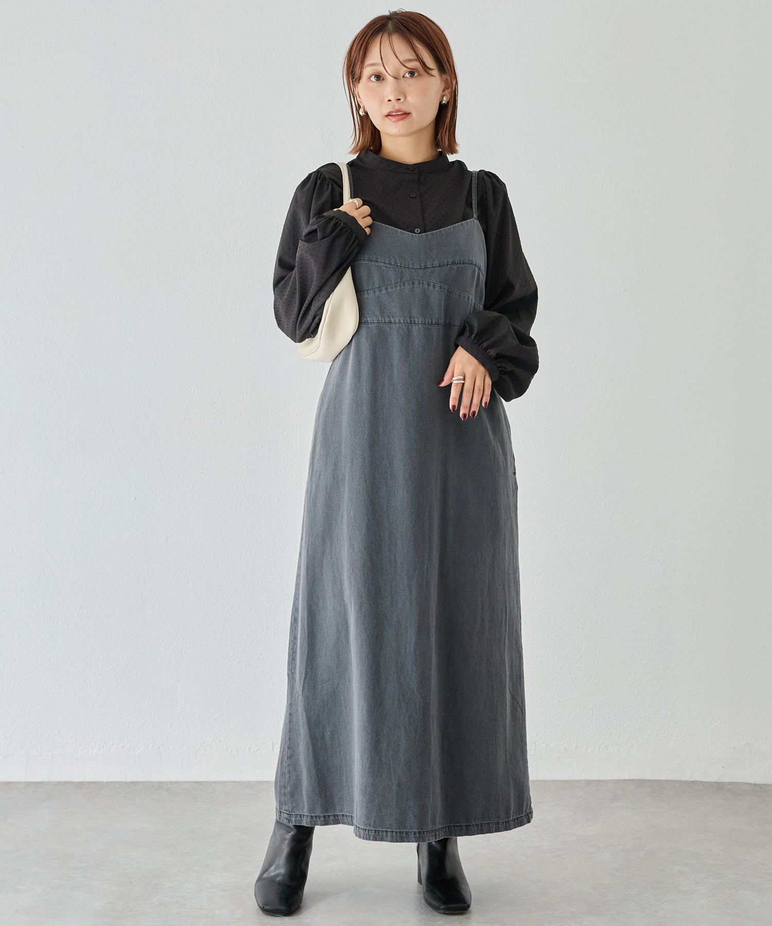 ブラック model:156cm 着用サイズ:M
