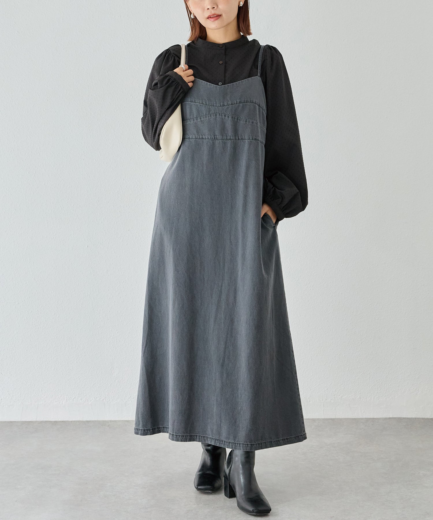 ブラック model:156cm 着用サイズ:M