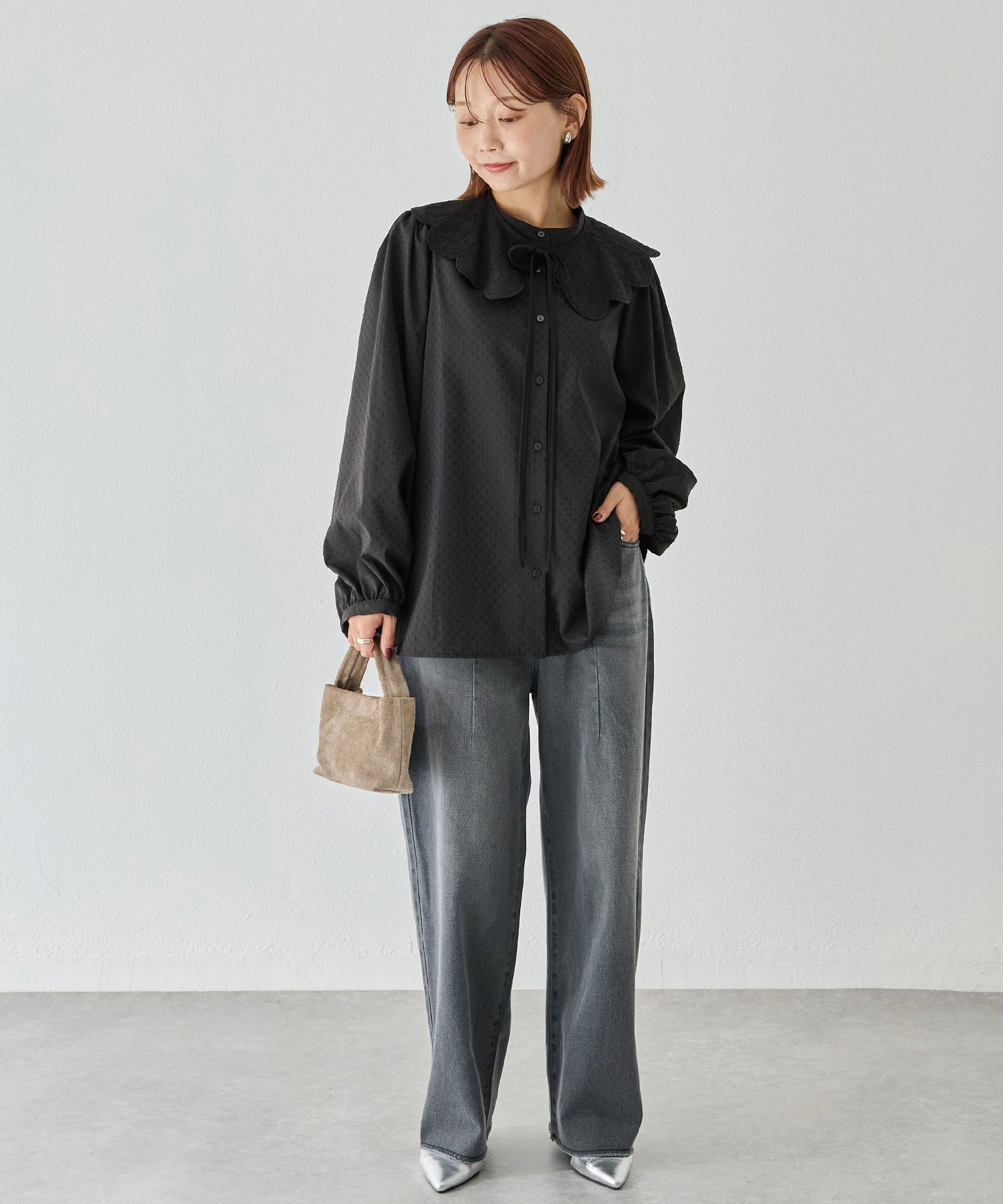 ブラック model:156cm 着用サイズ:M