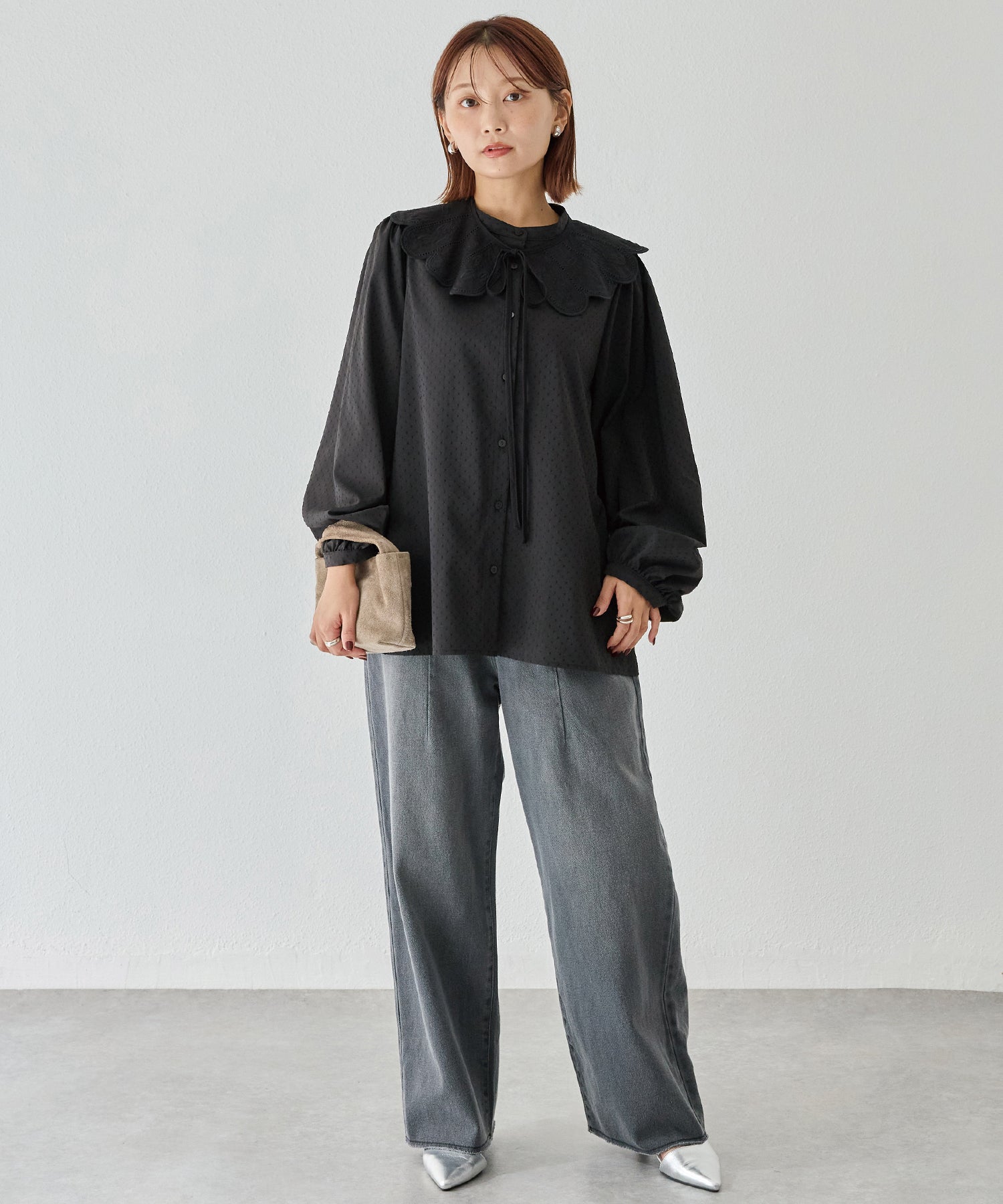 ブラック model:156cm 着用サイズ:M