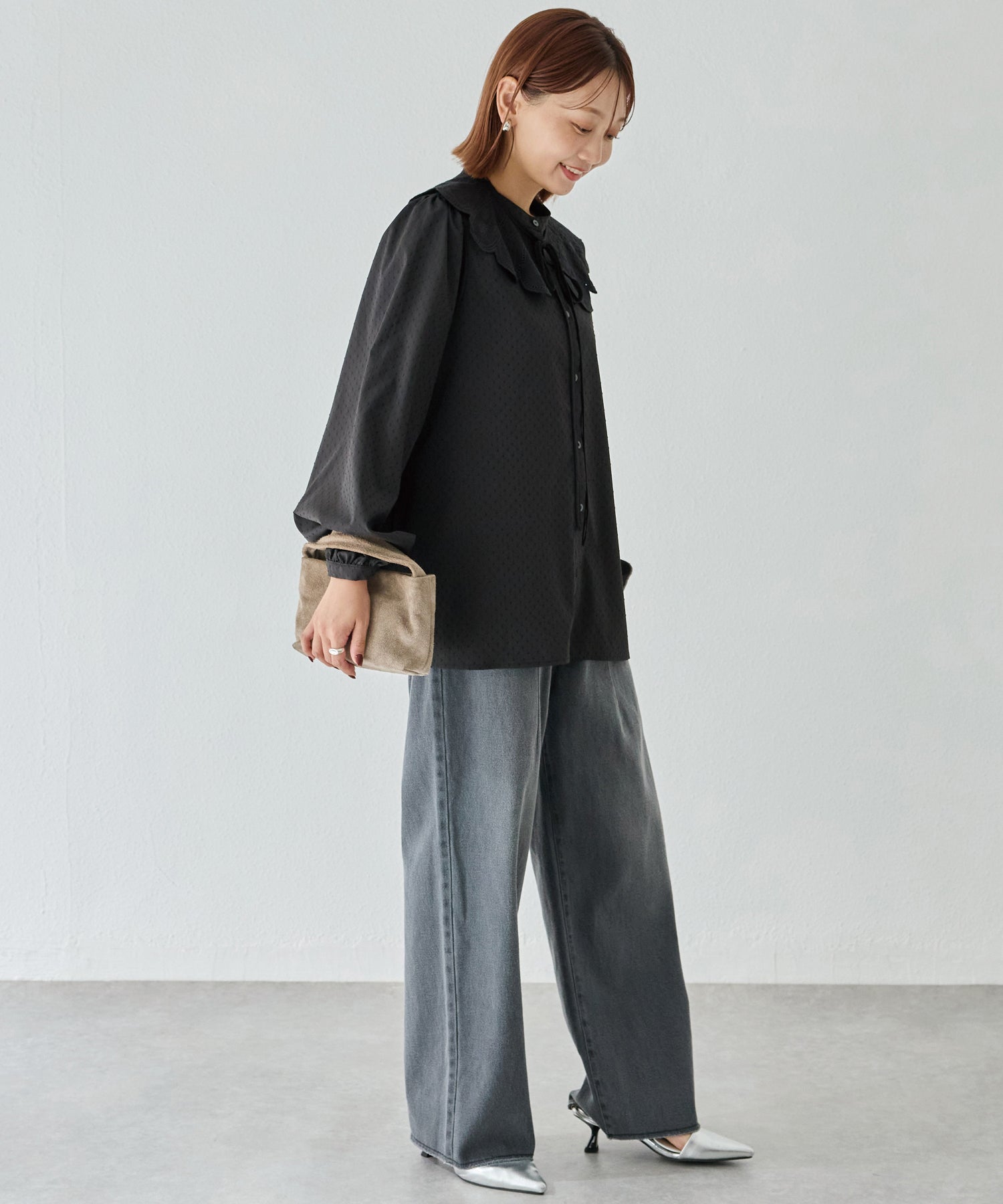 ブラック model:156cm 着用サイズ:M