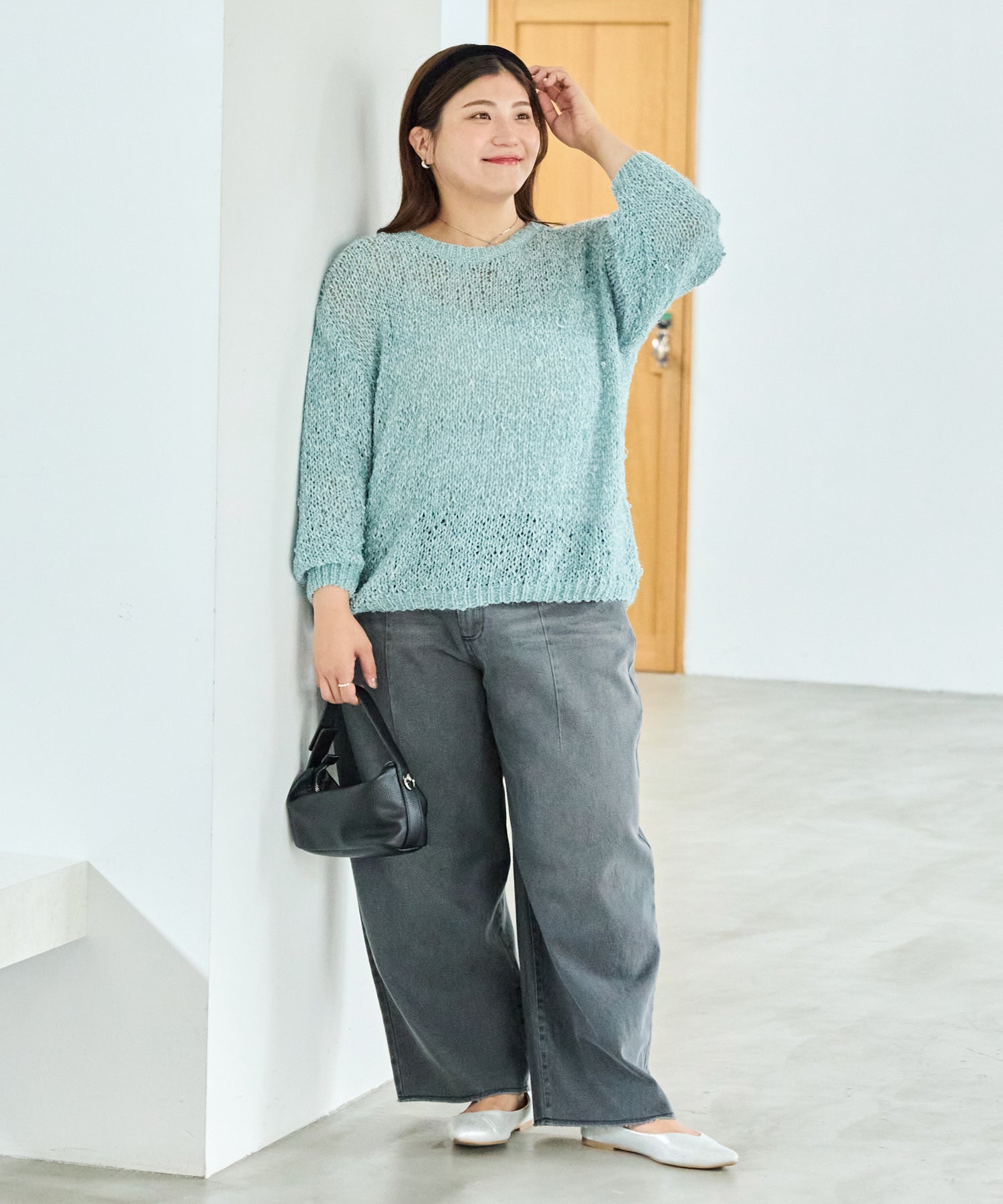 ブラック model:162cm 着用サイズ:4L