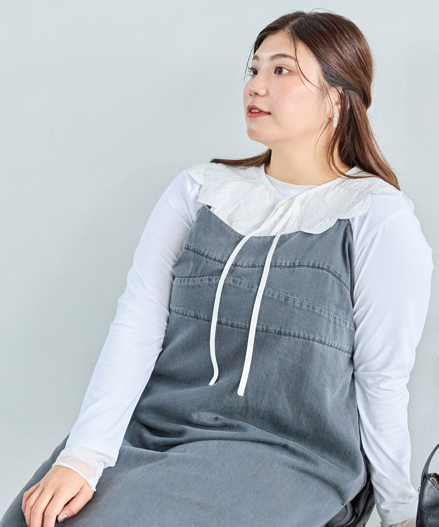 ブラック model:162cm 着用サイズ:3L