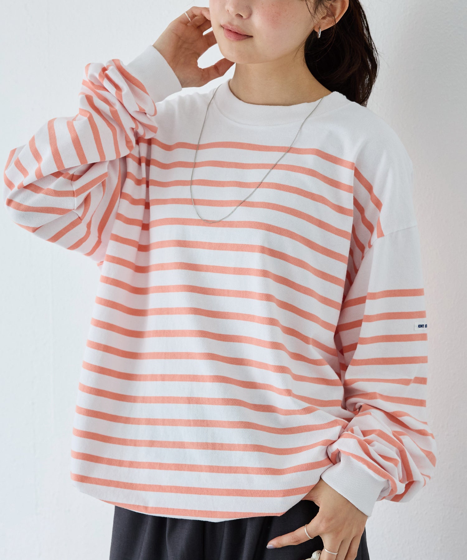 ピンク model:160cm 着用サイズ:38