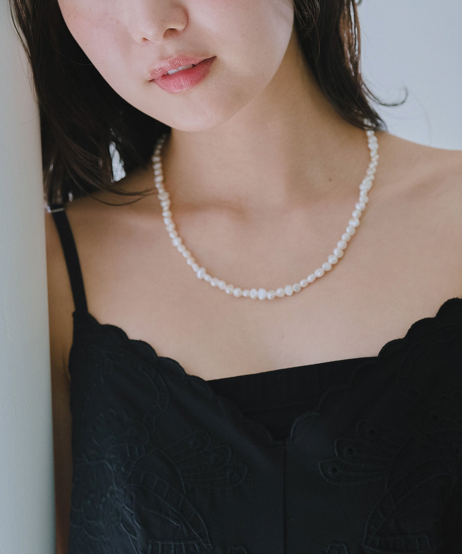 【再入荷】淡水パールネックレス