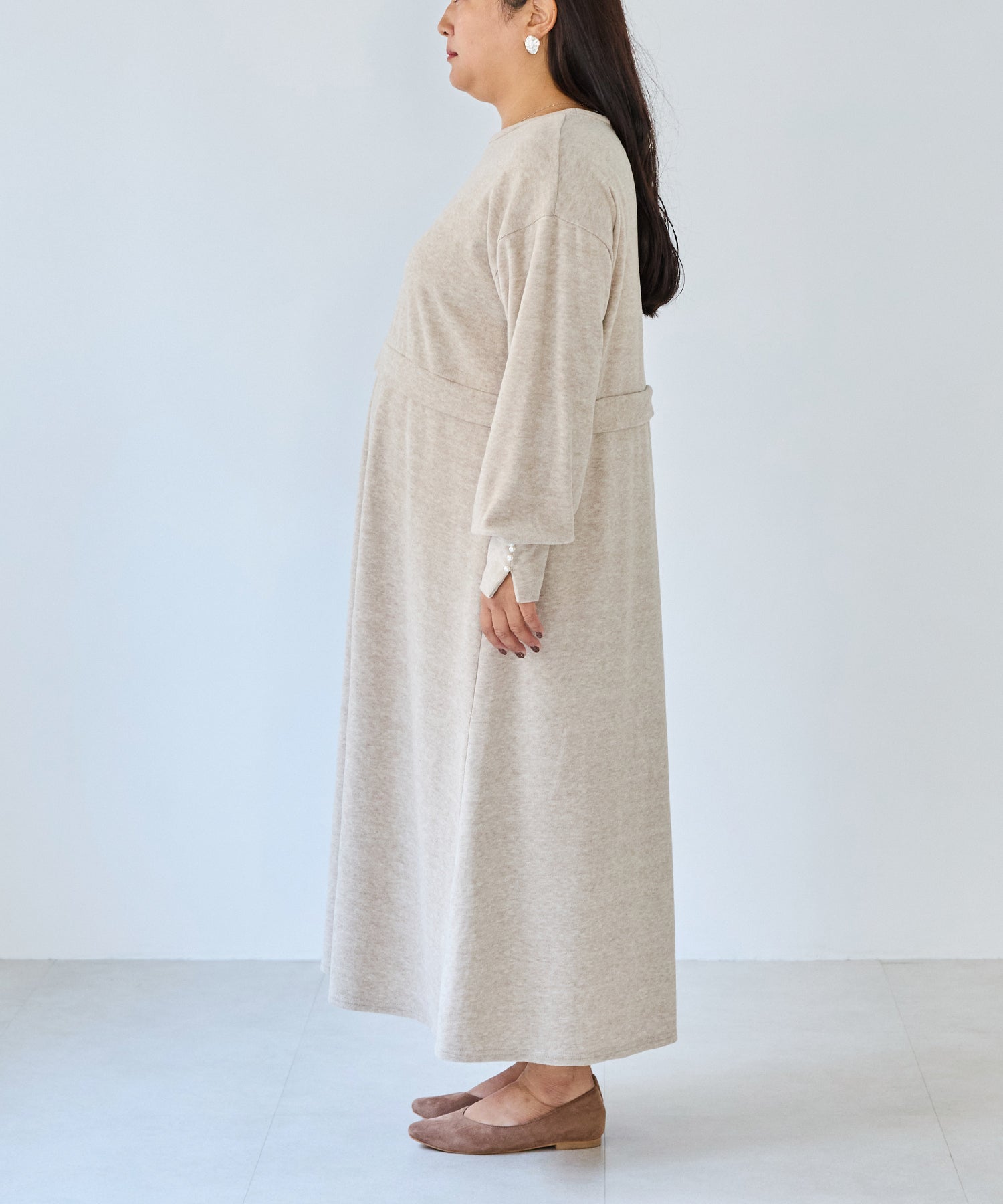 サイド model:161cm 着用サイズ:3L